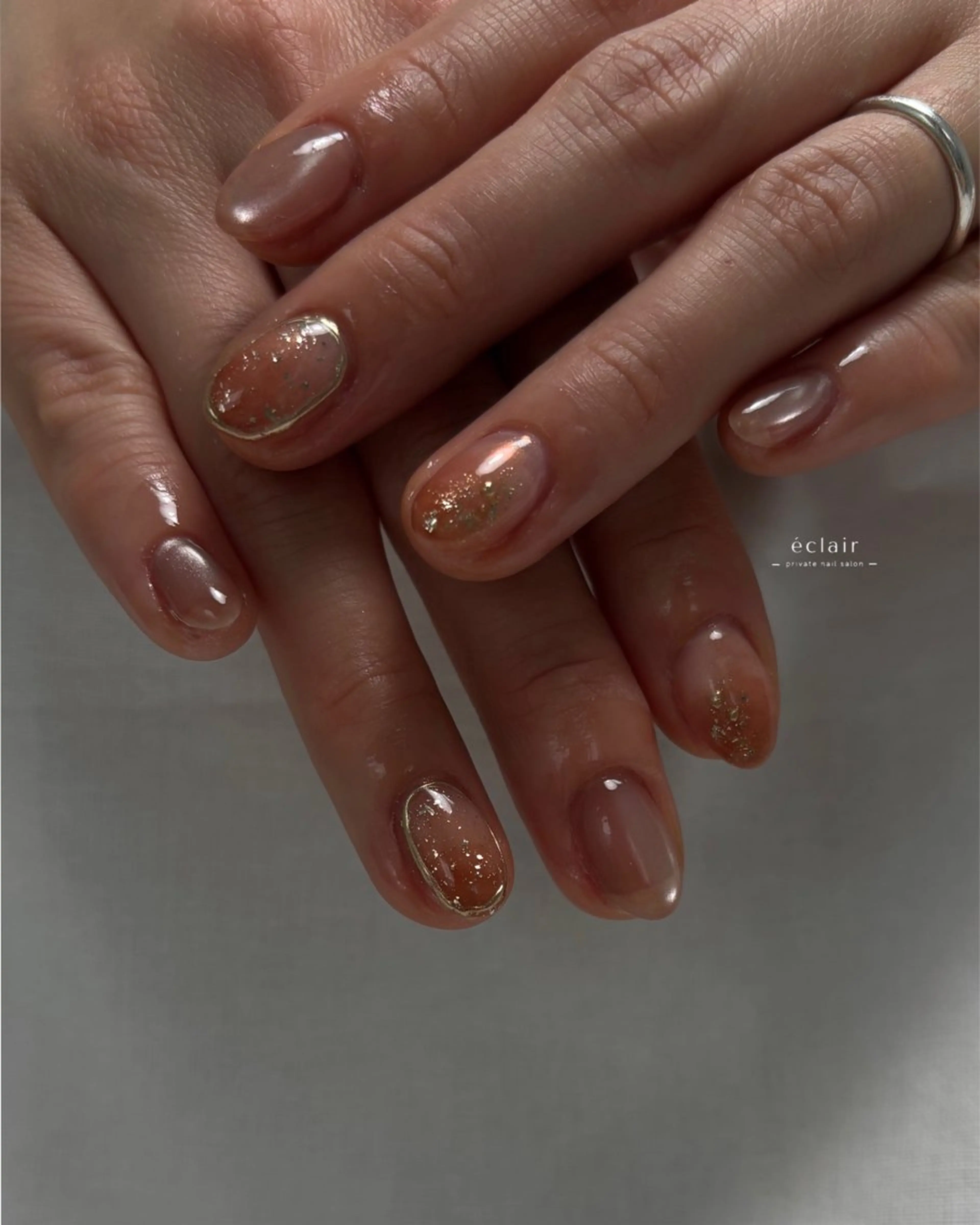 ネイル ハンドネイル - Éclair - hitomiのネイルデザイン