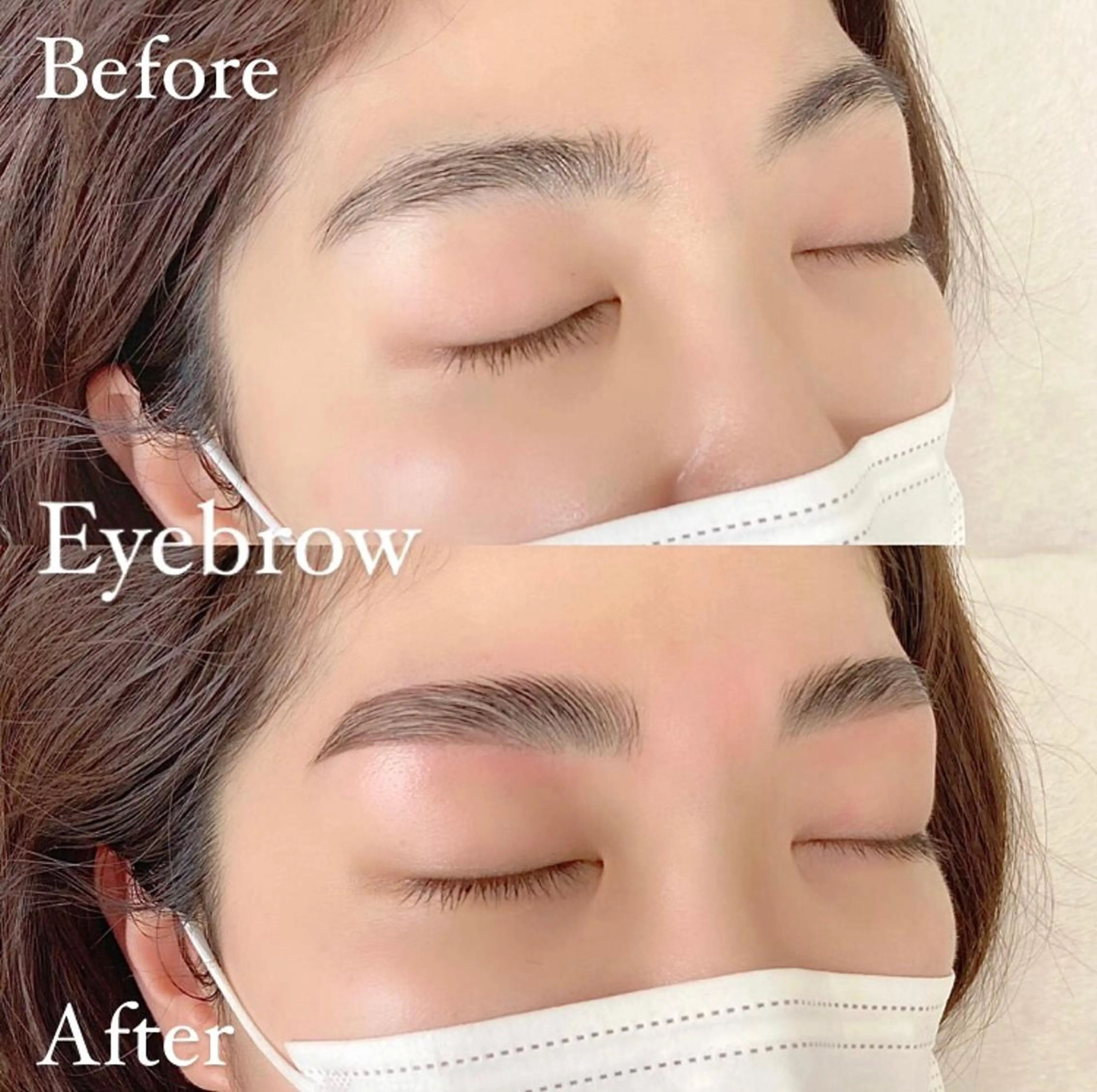アイブロウ ハリウッドブロウリフト 眉毛ワックス脱毛 Three スリーの眉毛・アイブロウイメージ