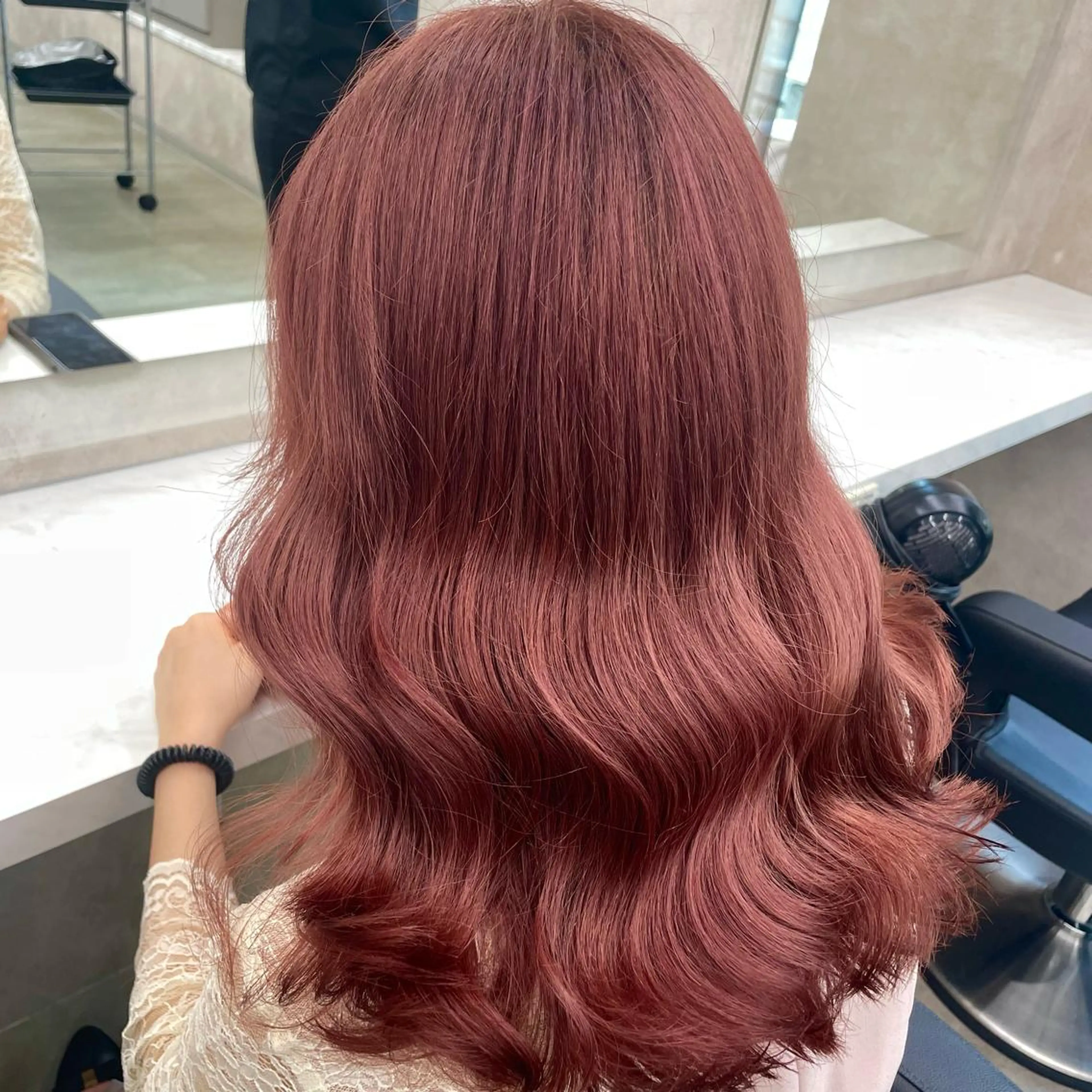 セミロング カラー *モデル募集🤍横浜 透明感カラー🫧のヘアスタイル