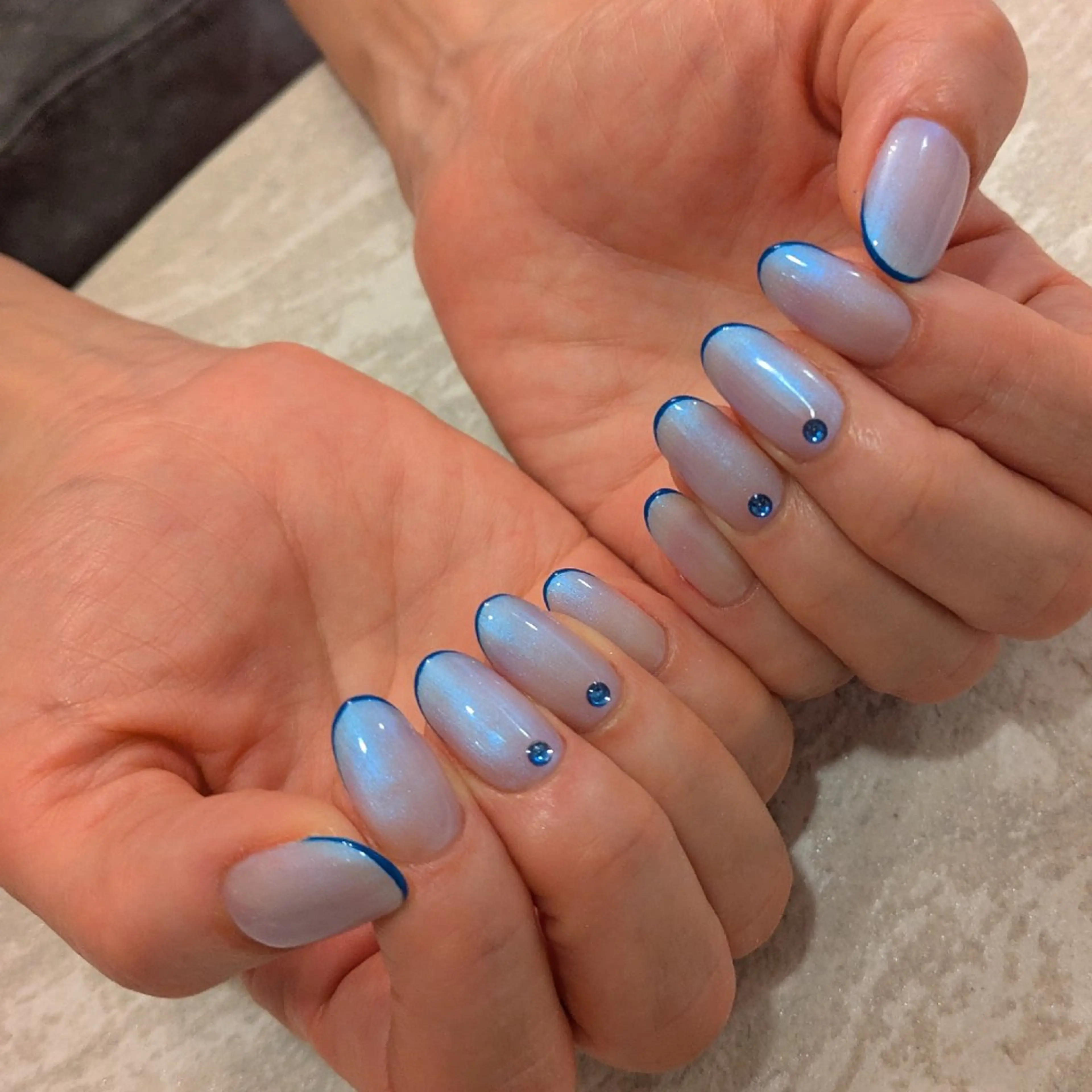 ネイル フレンチネイル ジェヌインネイル 河内のネイルデザイン