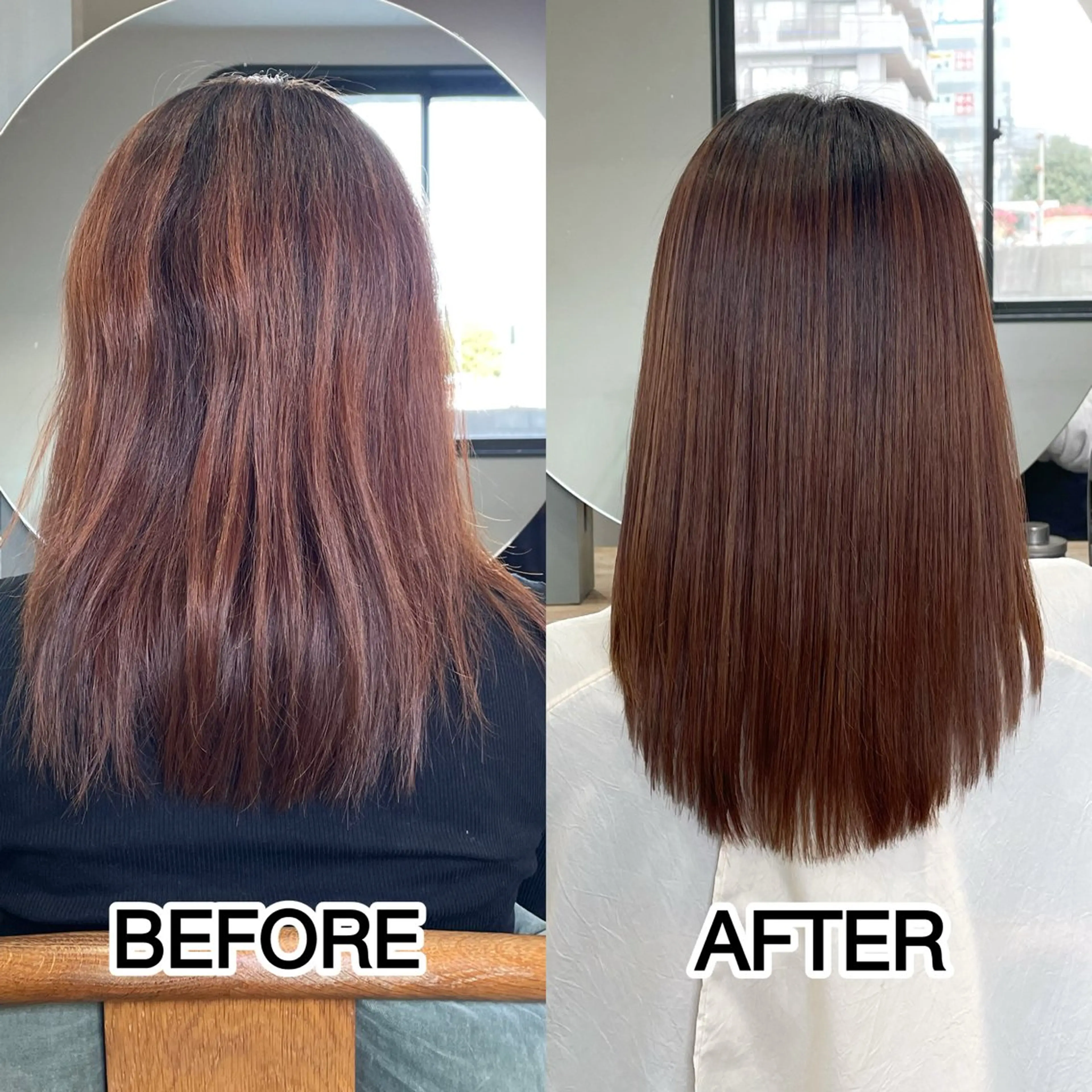 ミディアム 髪質改善 トリートメント 野間 祐哉のヘアスタイル