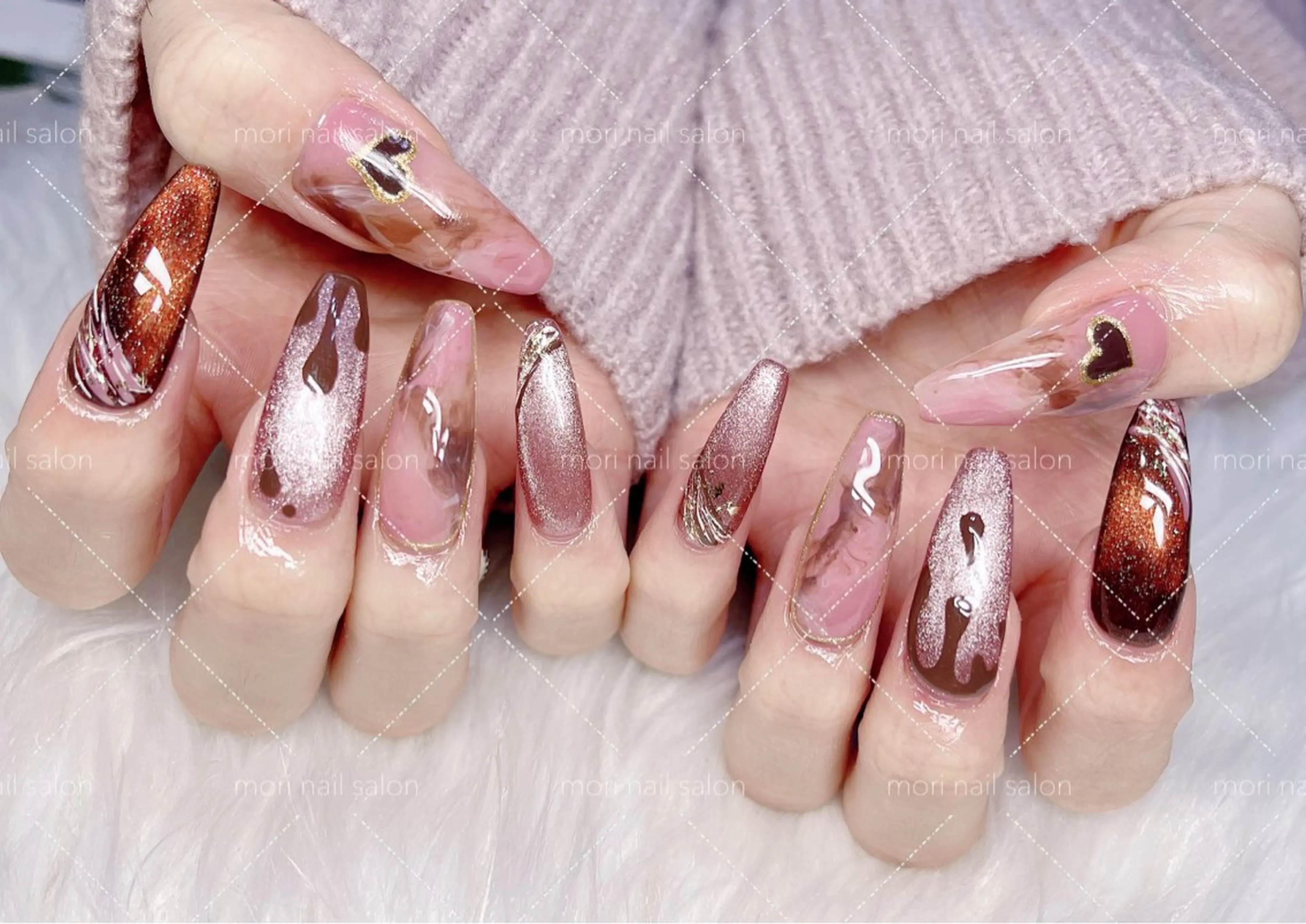 ネイル 森 ネイルサロンのネイルデザイン