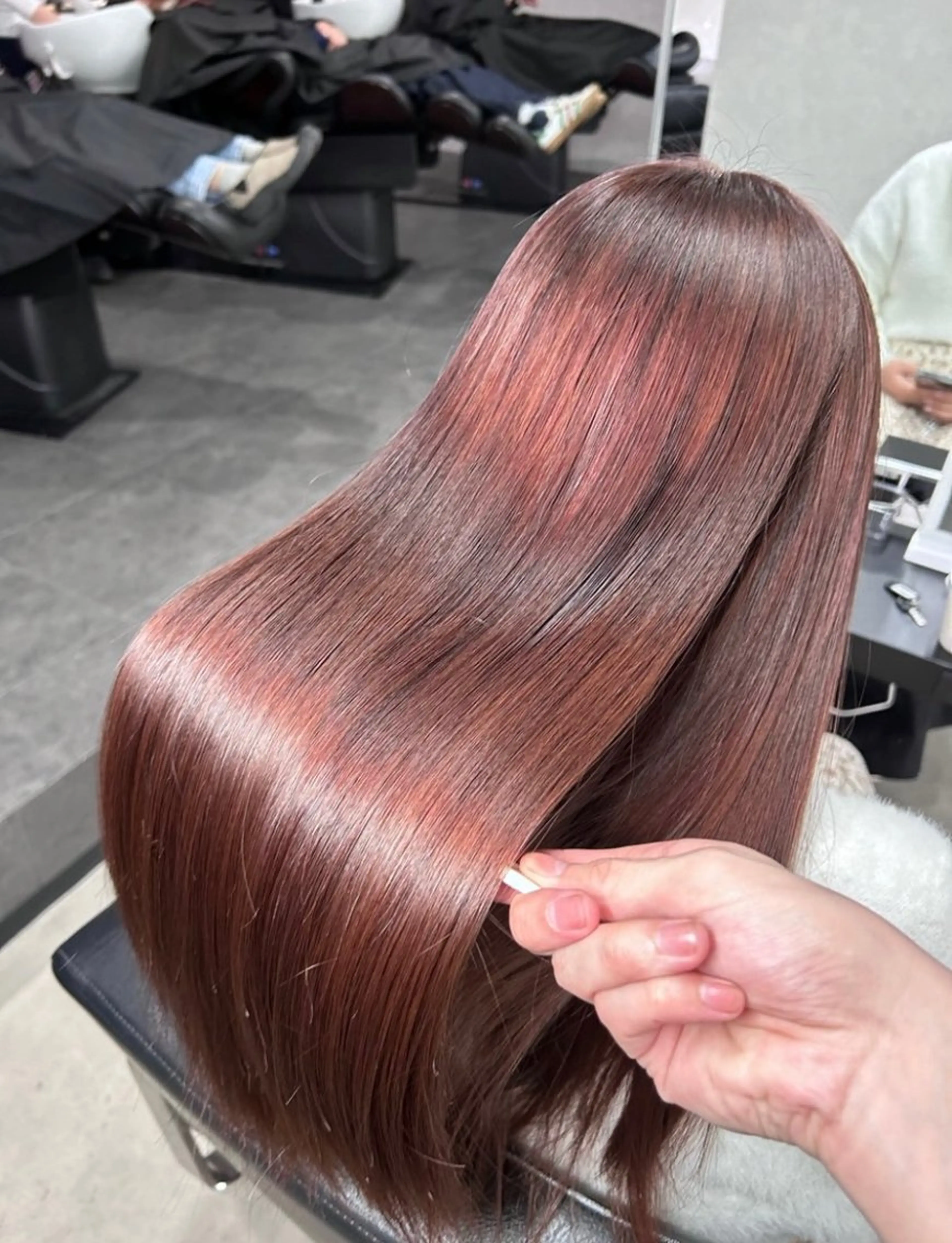 ロング カラー トリートメント ヘアカラー トリートメント トレンドスタイル/ ワンホン/YURIのヘアスタイル