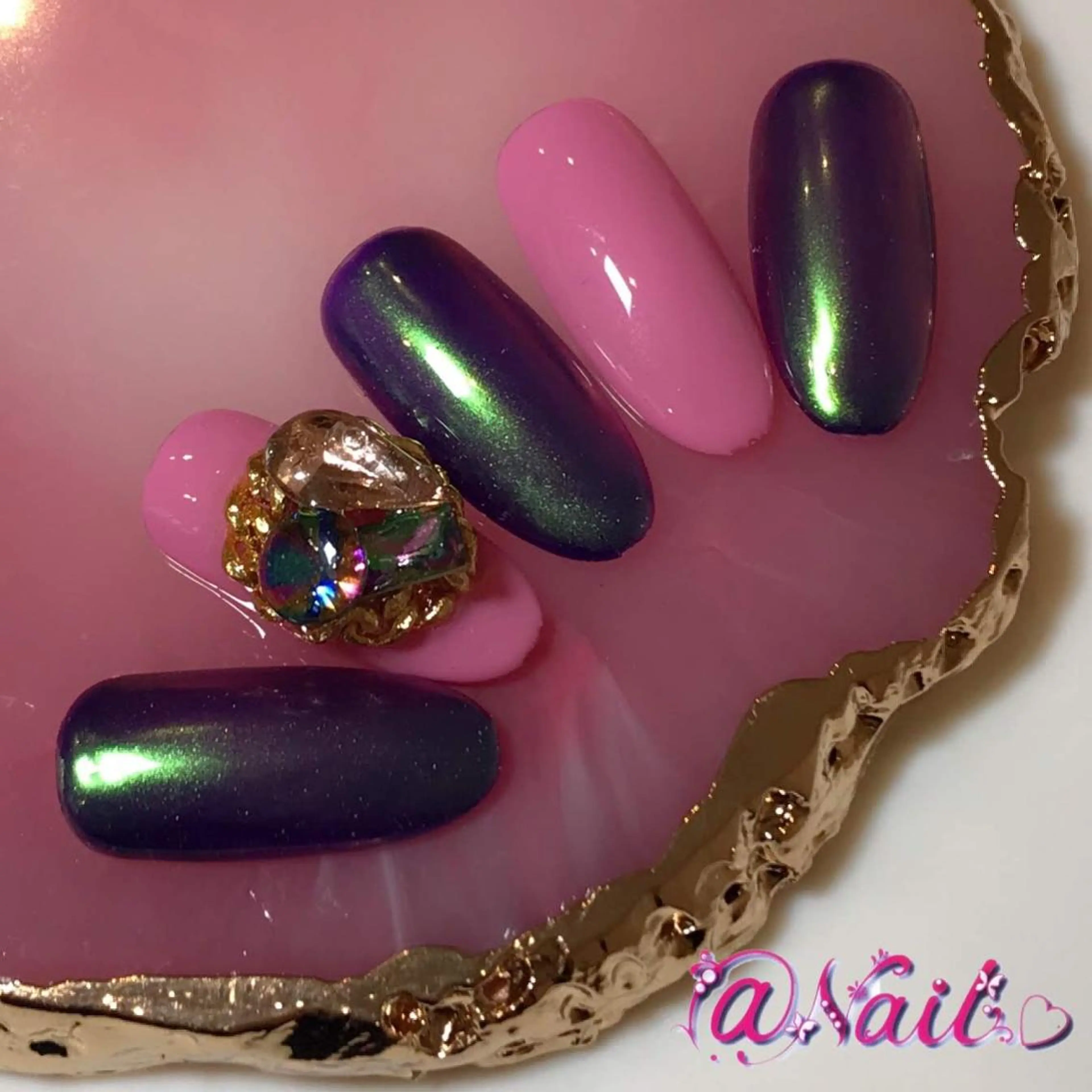 ネイル ネイルチップ 小尾 栞のネイルデザイン