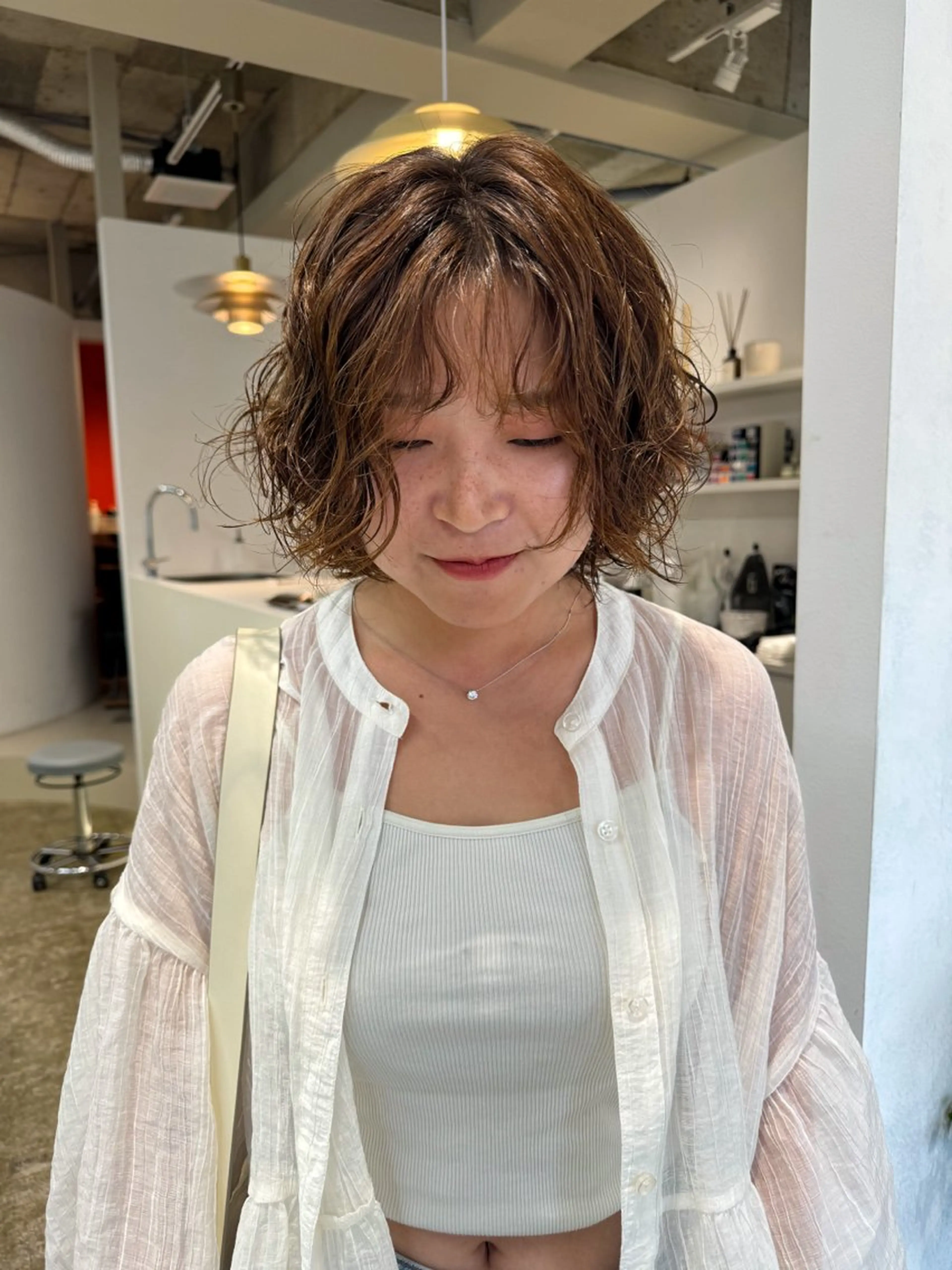 ショート パーマ カット パーマ トリートメント 可愛いパーマスタイル といえばISSEYのヘアスタイル