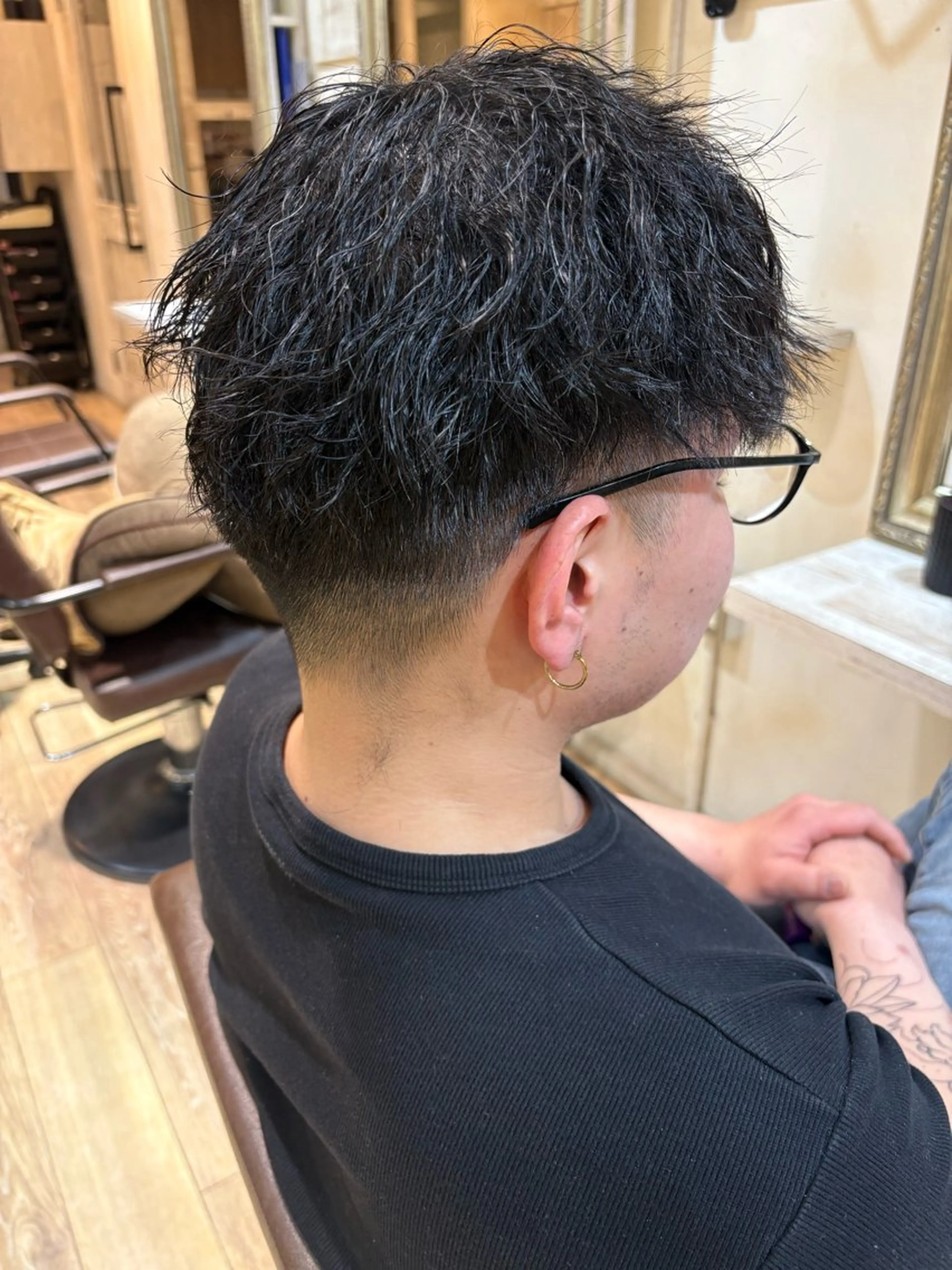 パーマ メンズ メンズパーマ Sepiage six所属・藤生 朝香のヘアスタイル