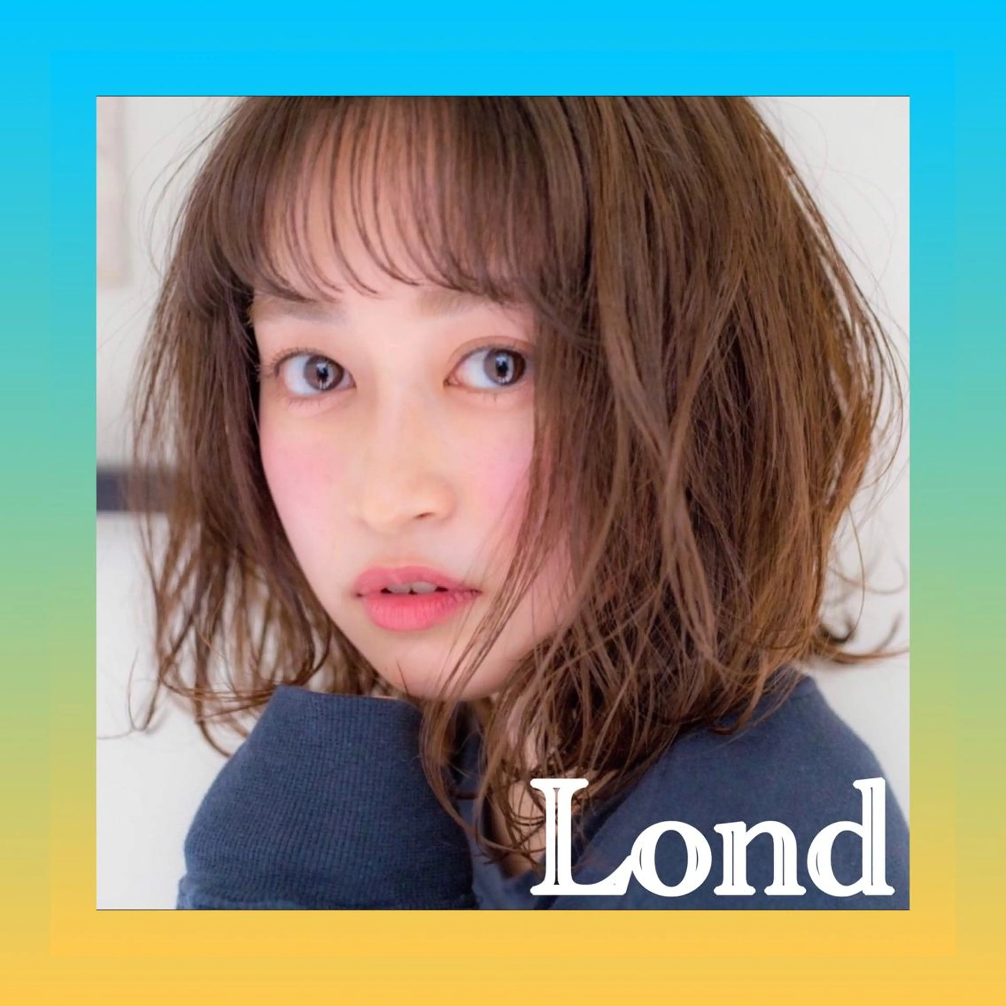 ミディアム カラー パーマ ヘアアレンジ レイヤー＆カラー 人気美容師倉崎涼のヘアスタイル