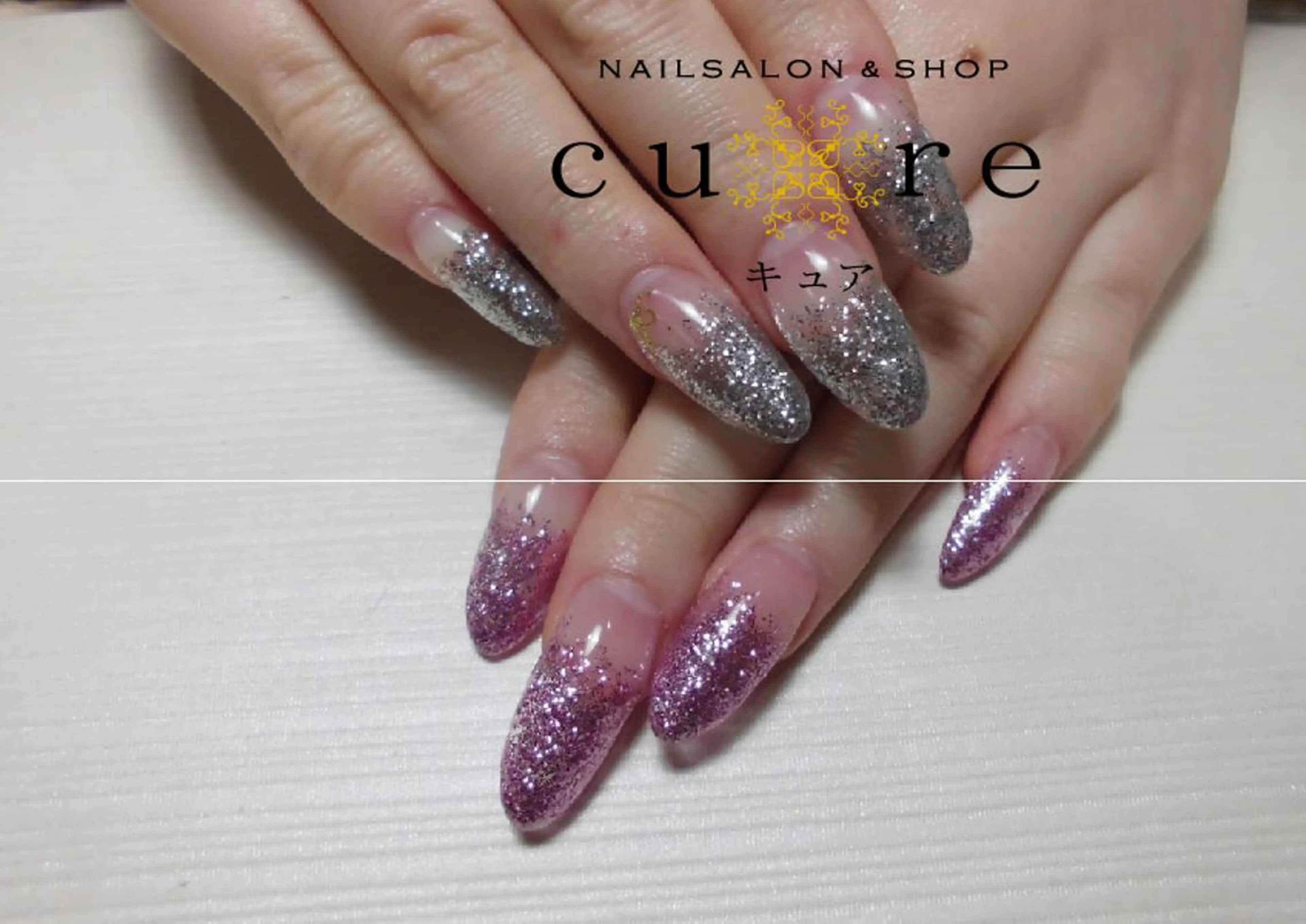 ロング ネイル ネイルサロン Cureのネイルデザイン