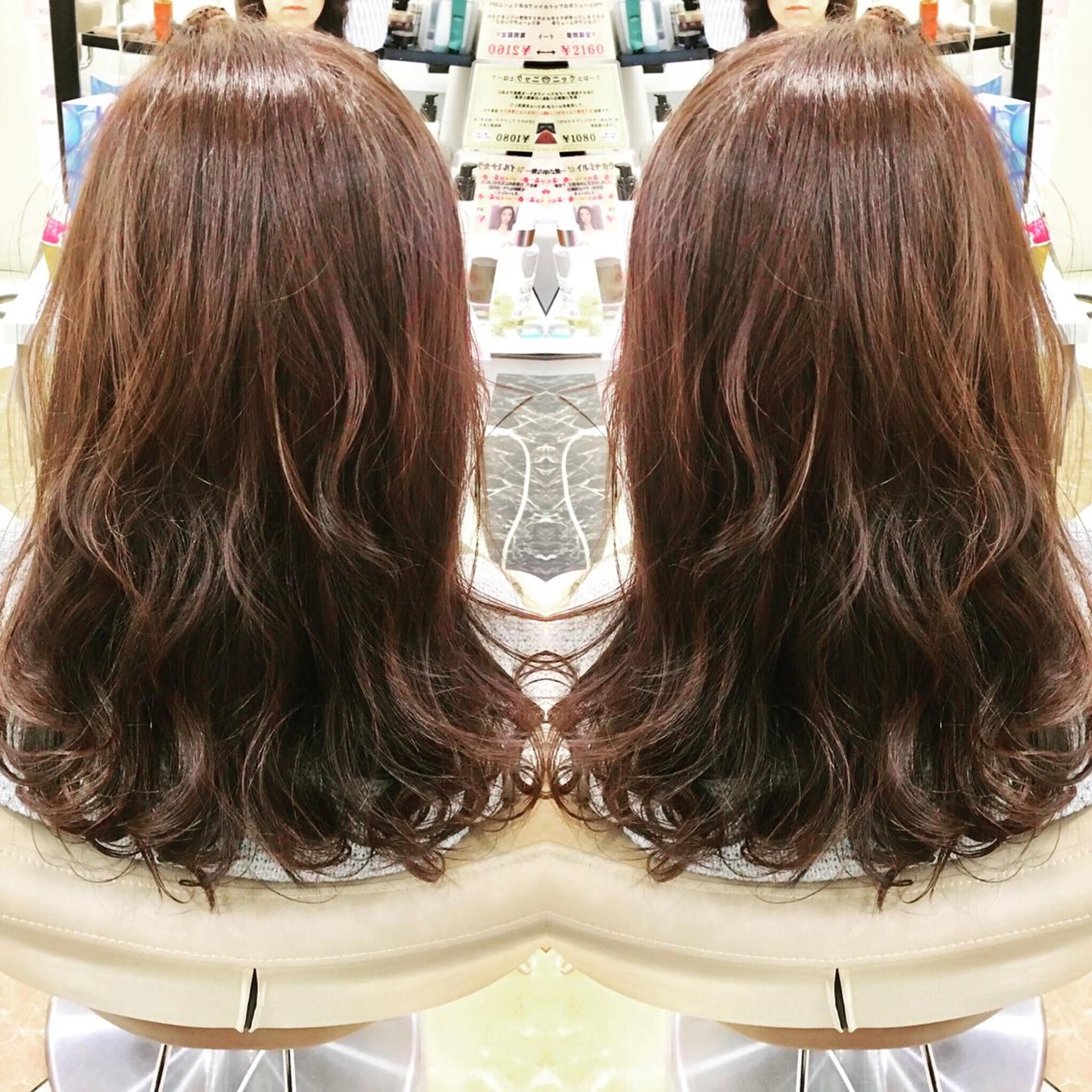 セミロング カット ヘアカラー 髪質改善 阪口 雄佑のヘアスタイル