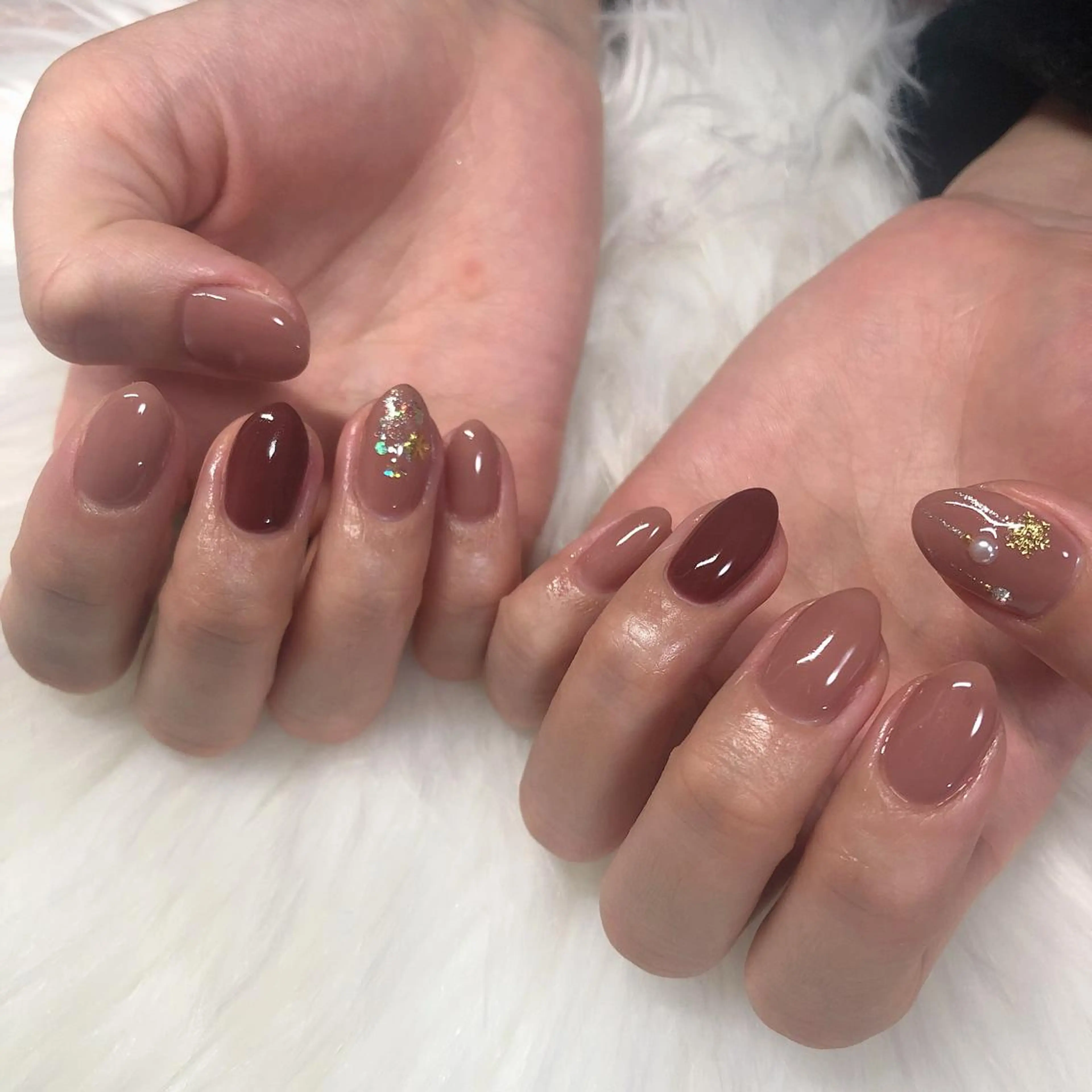 ネイル ハンドネイル 西岡 杏のネイルデザイン