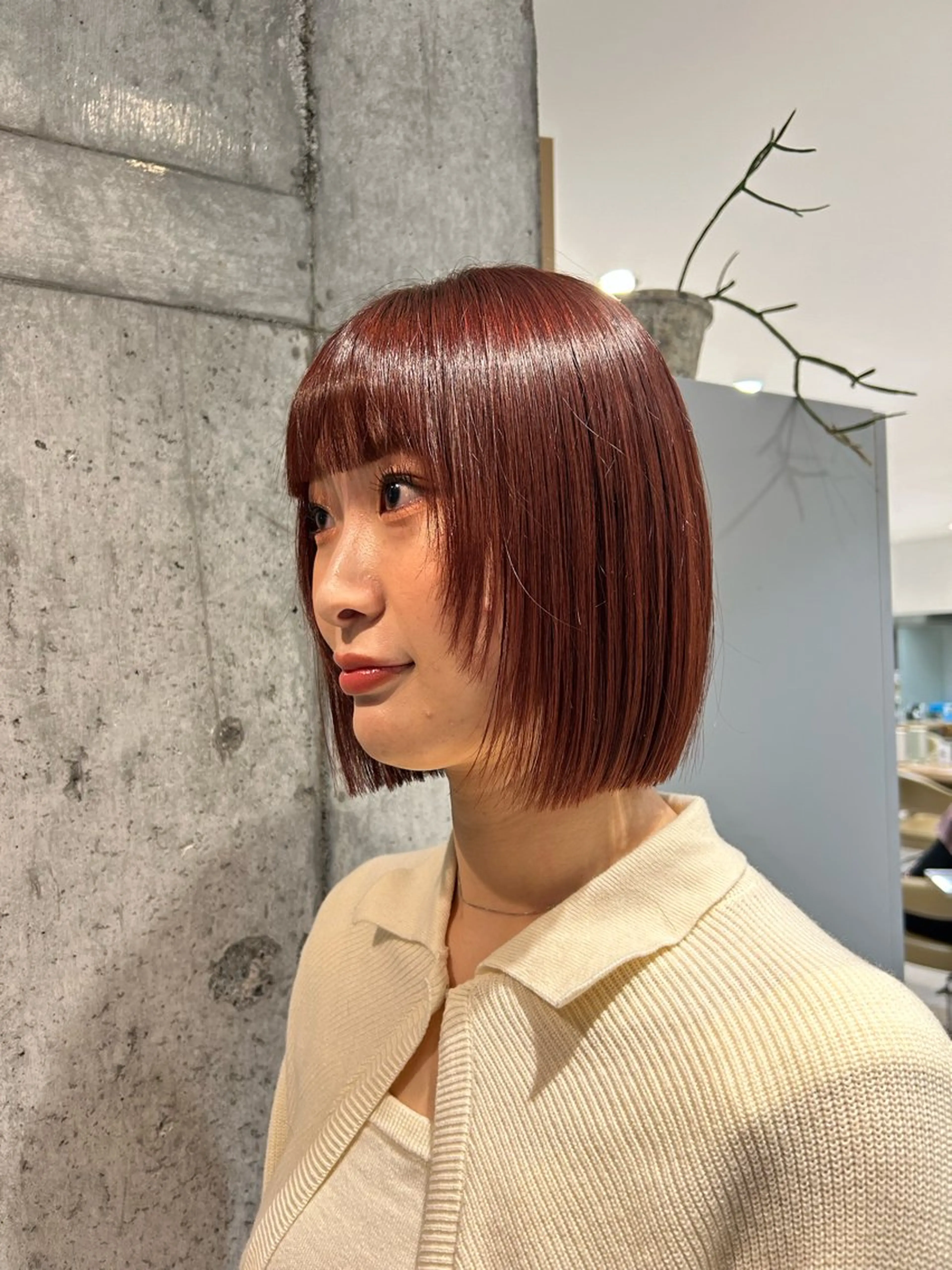 ショート カラー カット ヘアカラー トリートメント 🦖ミニボブ/ボブ /MOEKA🦕のヘアスタイル