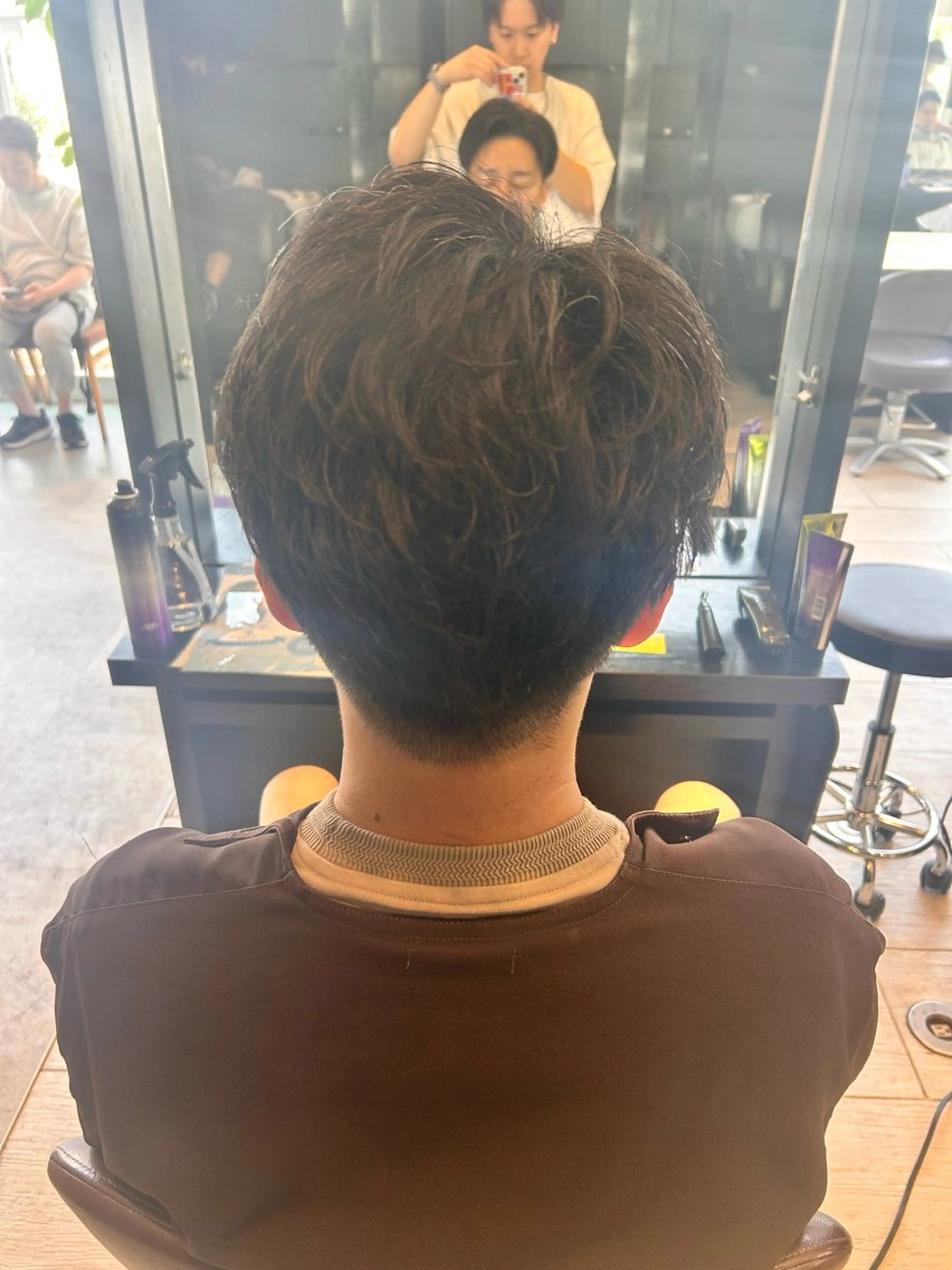 ショート メンズ ヘアセット EARTH大宮宮原店所属・ri kuのヘアスタイル