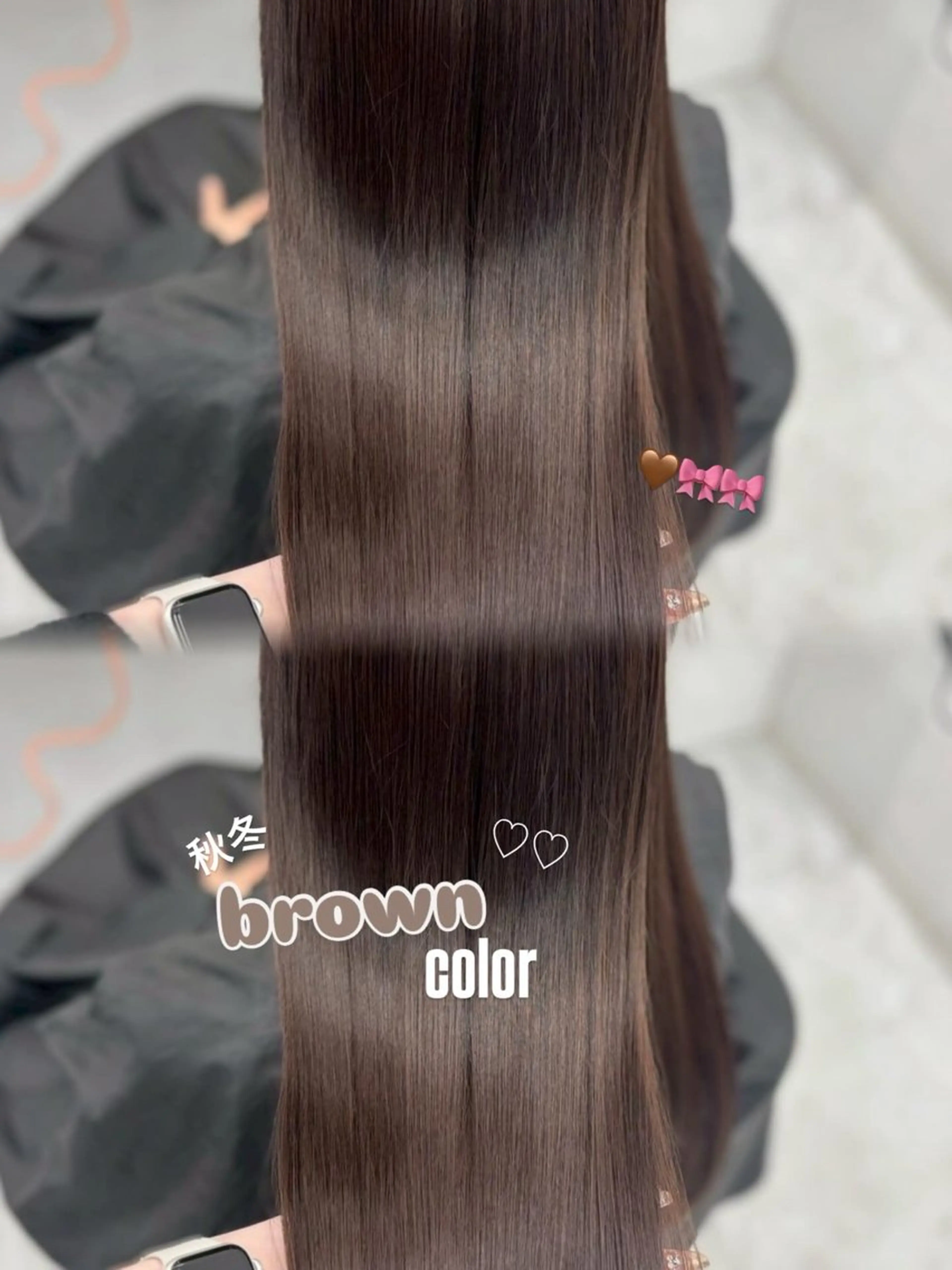 ロング カラー ヘアカラー ヘアセット 上品モテヘア🩶 karen🩶のヘアスタイル