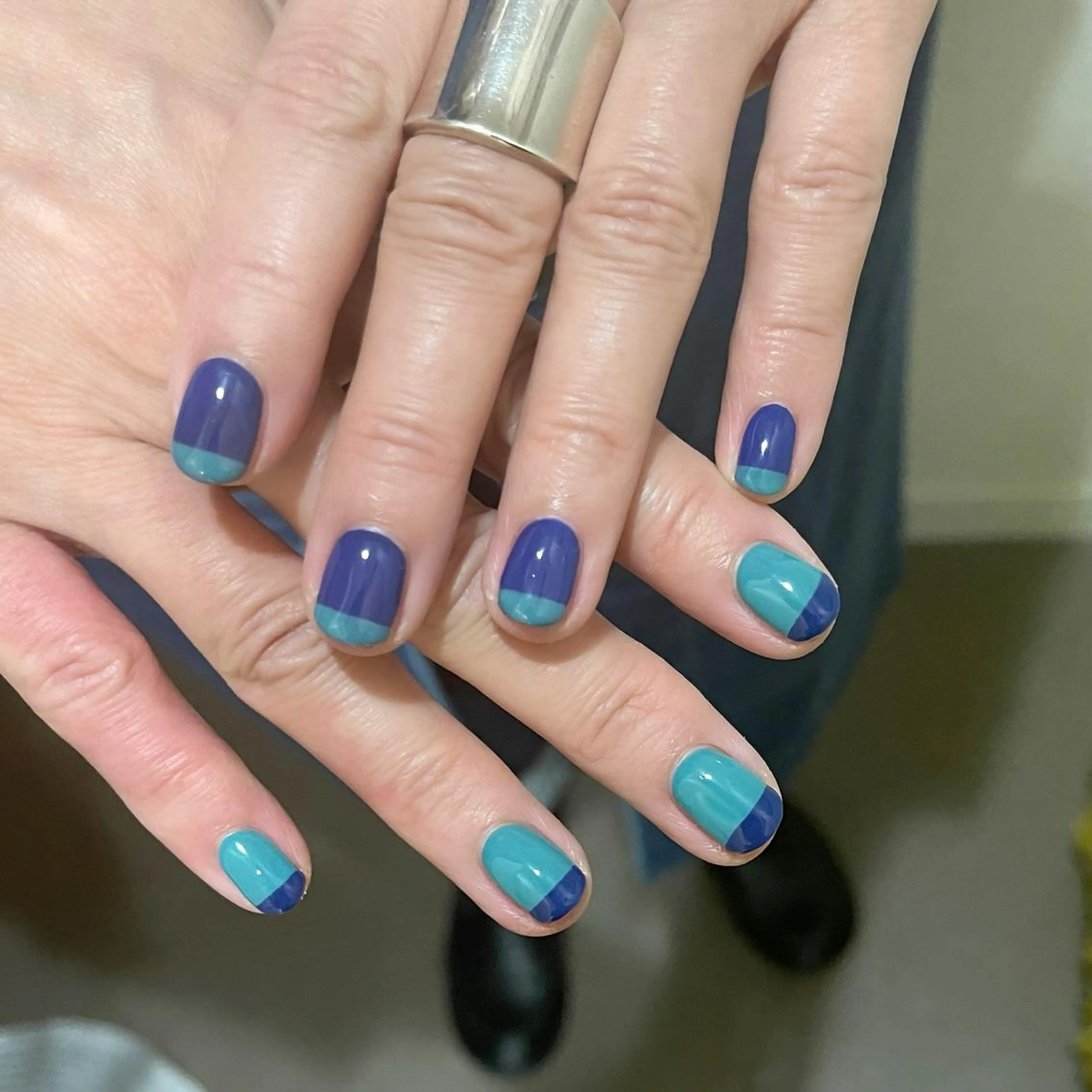 ネイル アートネイル フレンチネイル ジェルネイル キラキラネイル ミラーネイル Y nail なんば堀江店のネイルデザイン