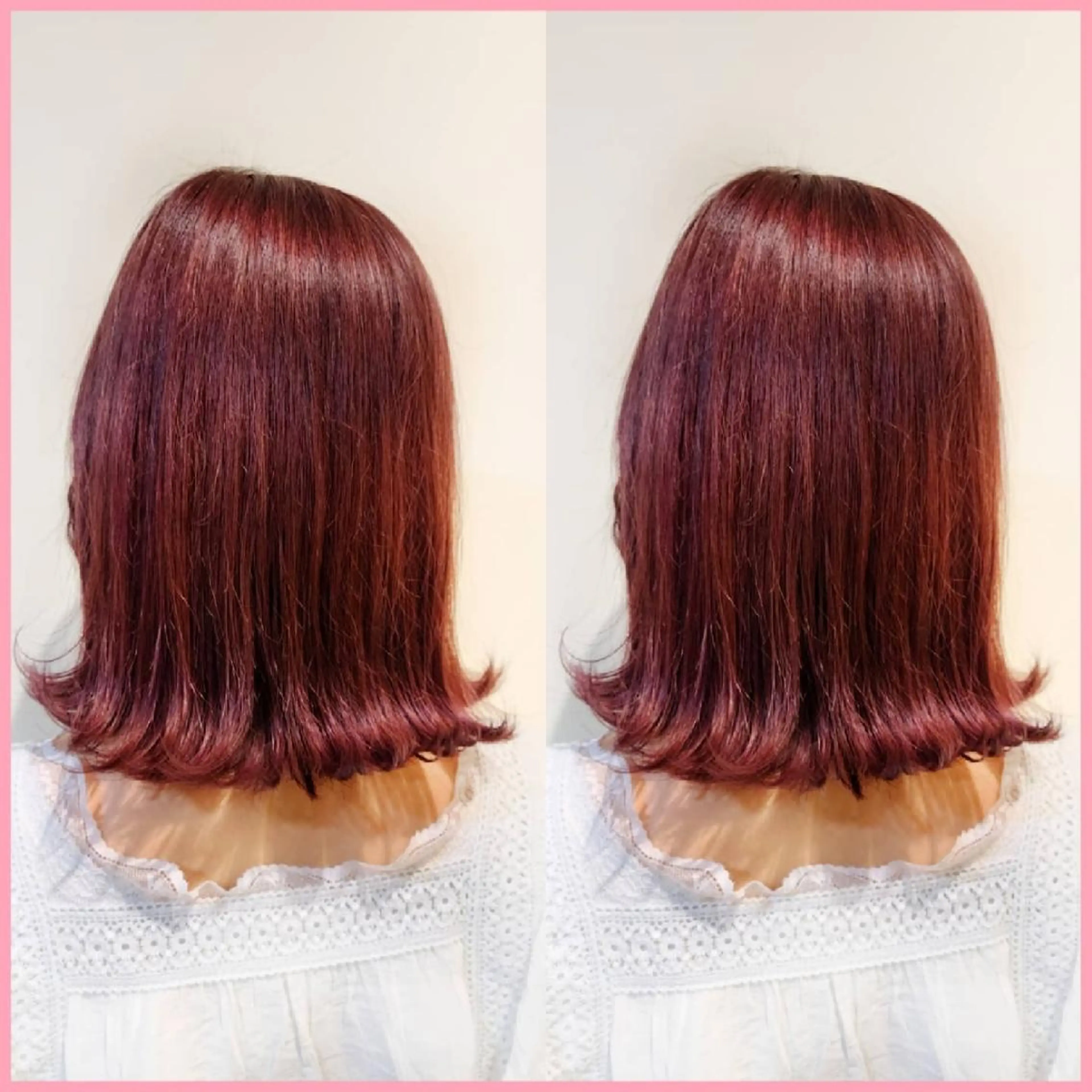 ショート カラー 透明感カラー オレンジ ピンクカラー バイオレットカラー [Lil by  JIL BLAN]所属・田中 孝征のヘアスタイル