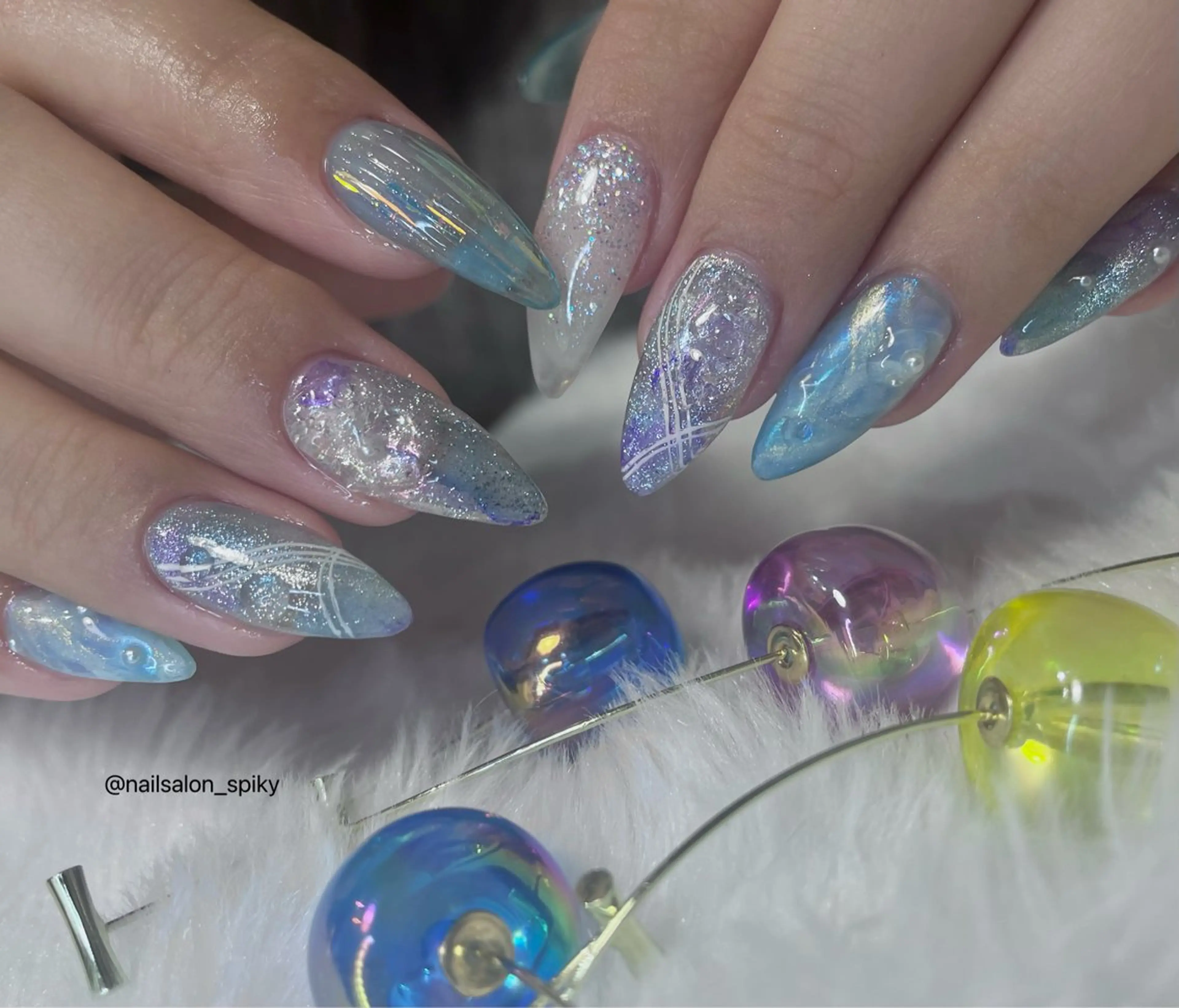 ネイル Spiky とうげ ふうかのネイルデザイン