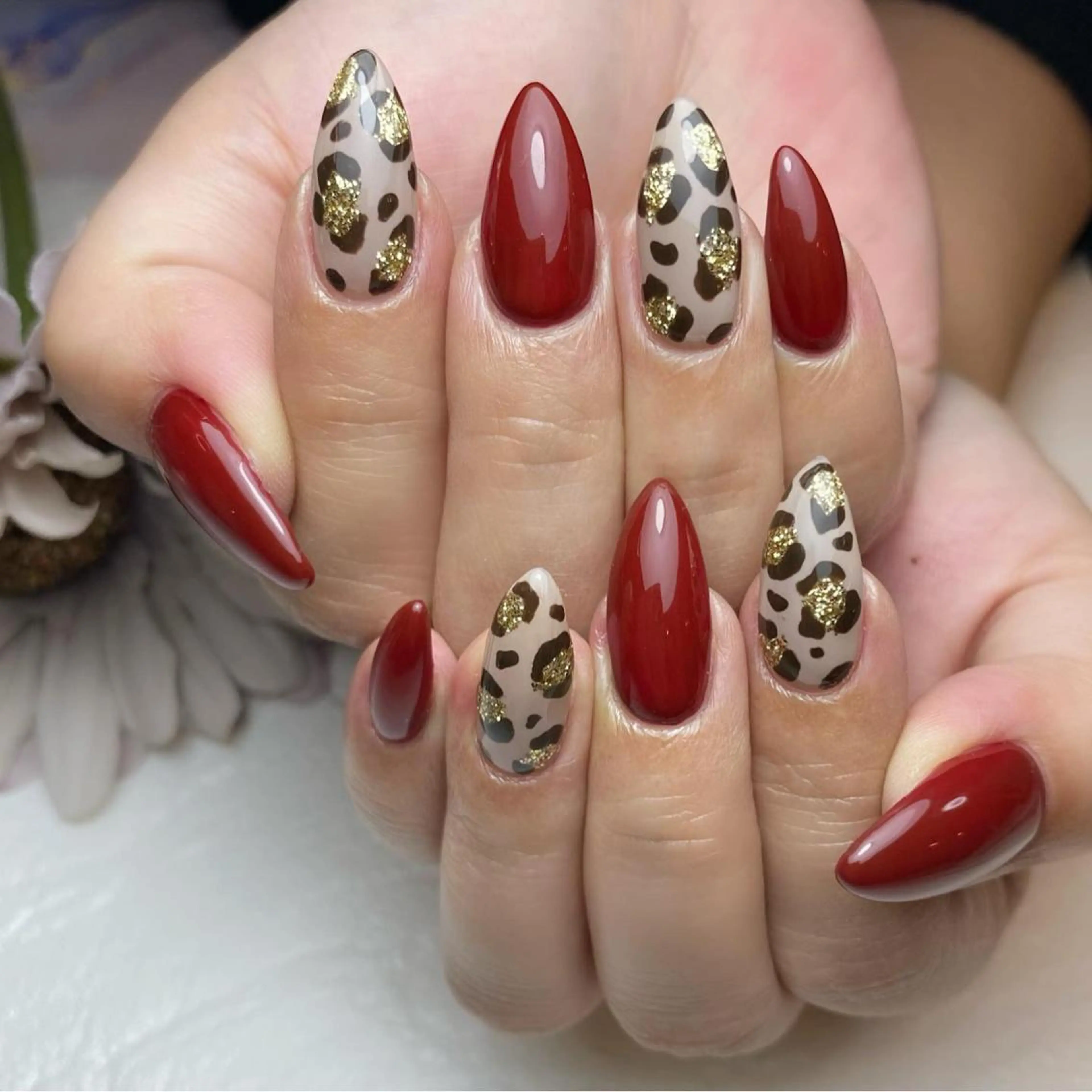 ネイル アニマル柄 ハンドネイル Nail ameria megu所属・ameria meguのネイルデザイン