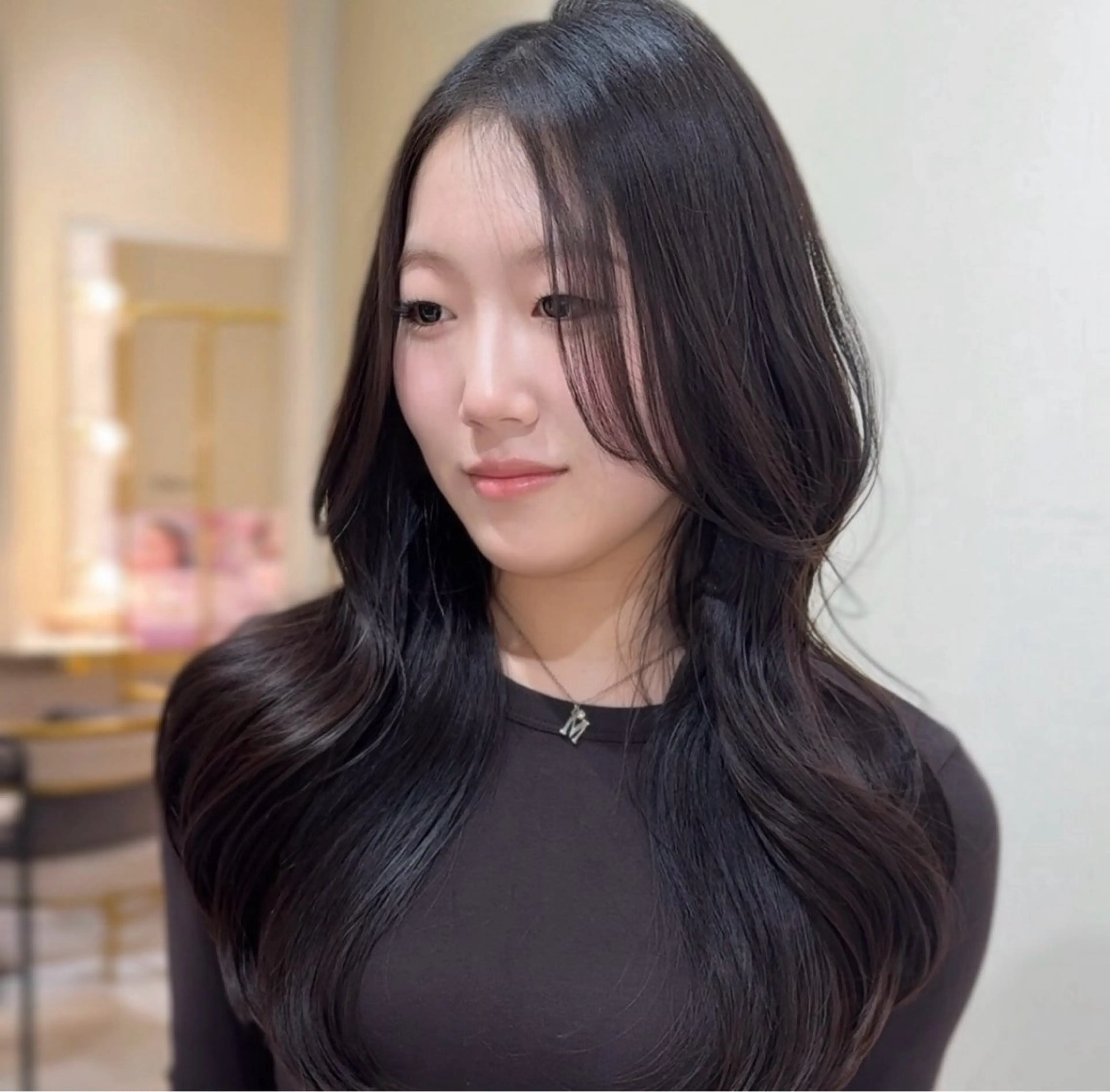 ロング ワンホン×髪質改善 つのーか🩶‪🫧のヘアスタイル