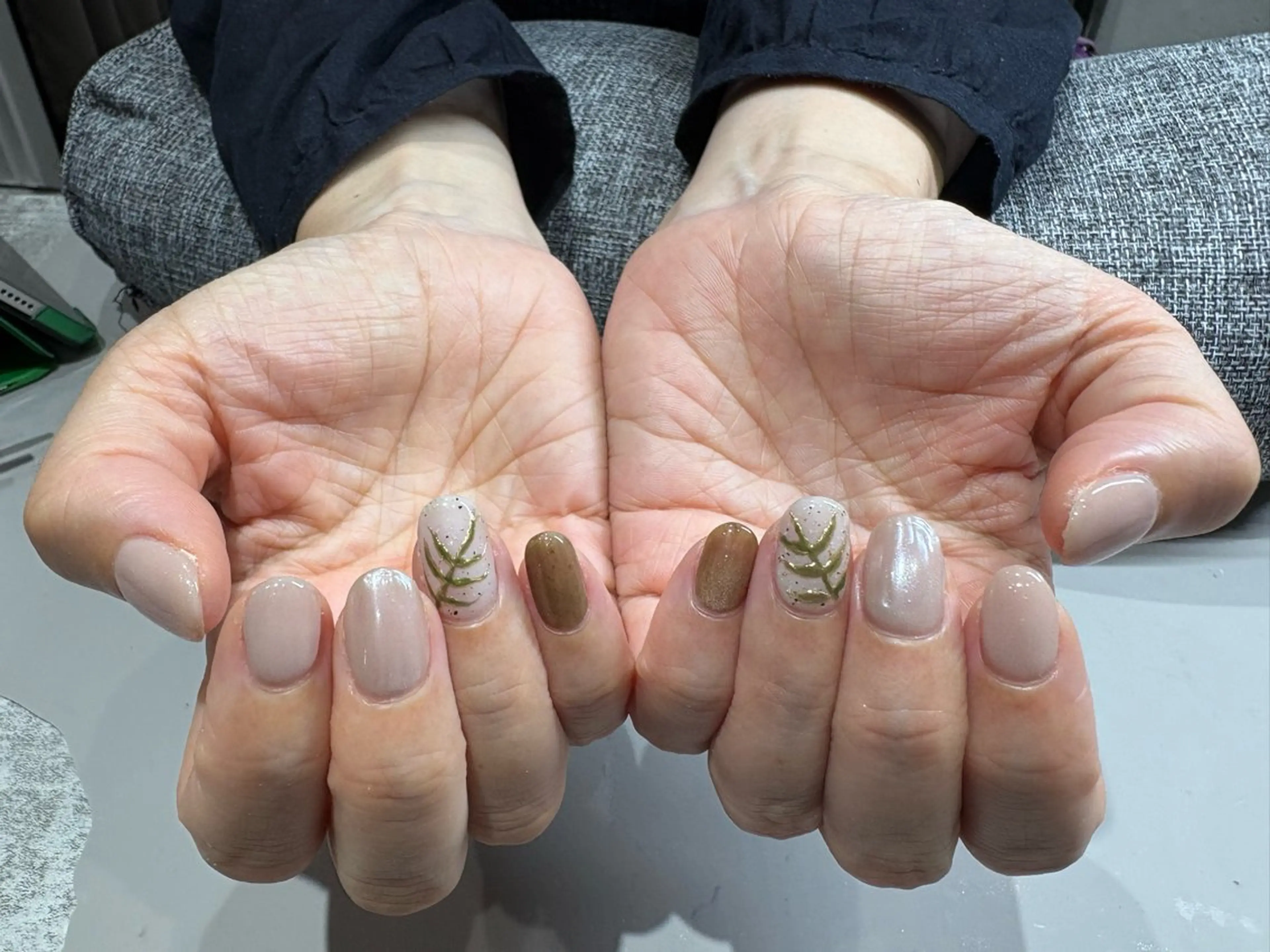 ネイル マミーナオレンジ mihoのネイルデザイン