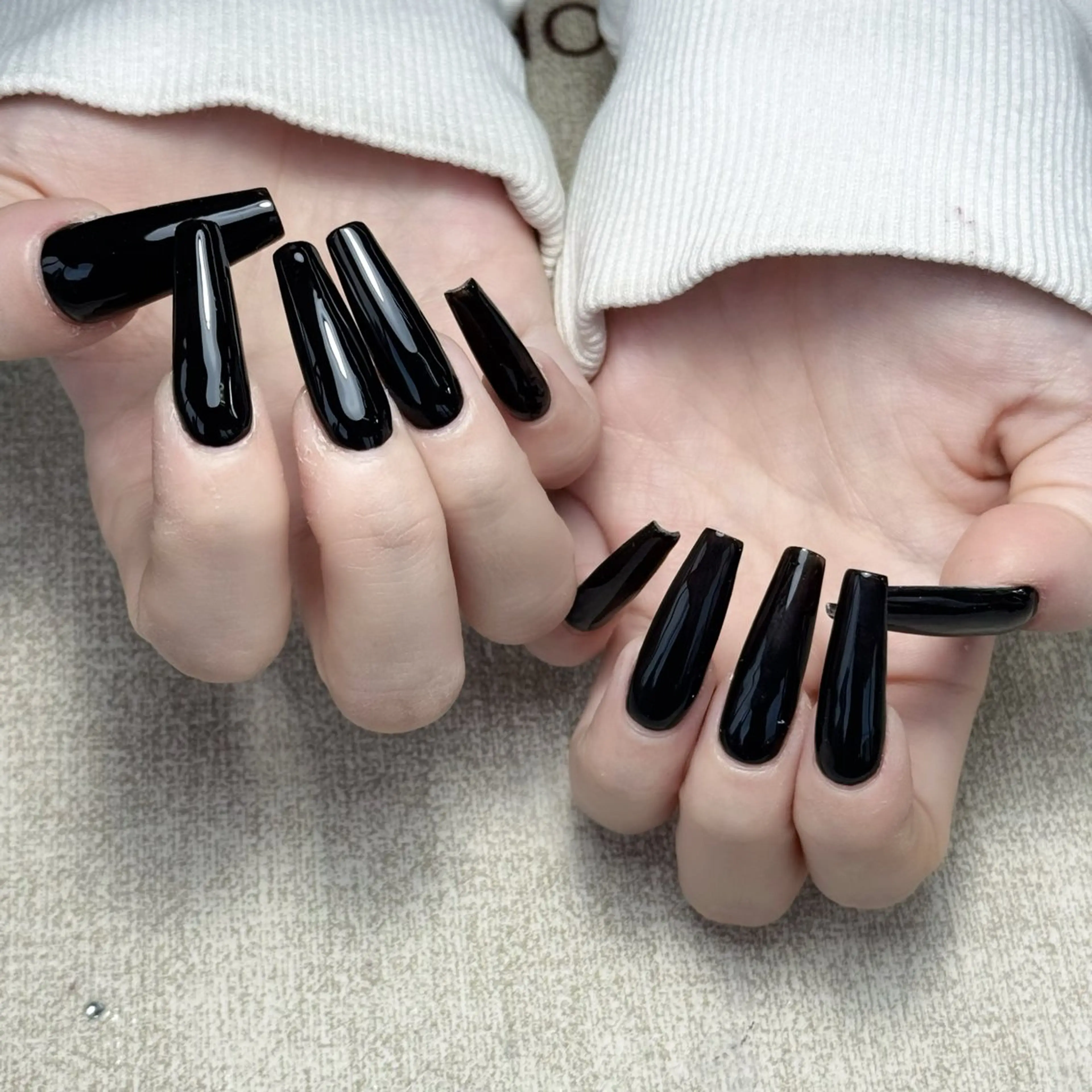 🍓』10本チップ長さ出しワンカラーハンドネイル💅🙈💃🏻の写真