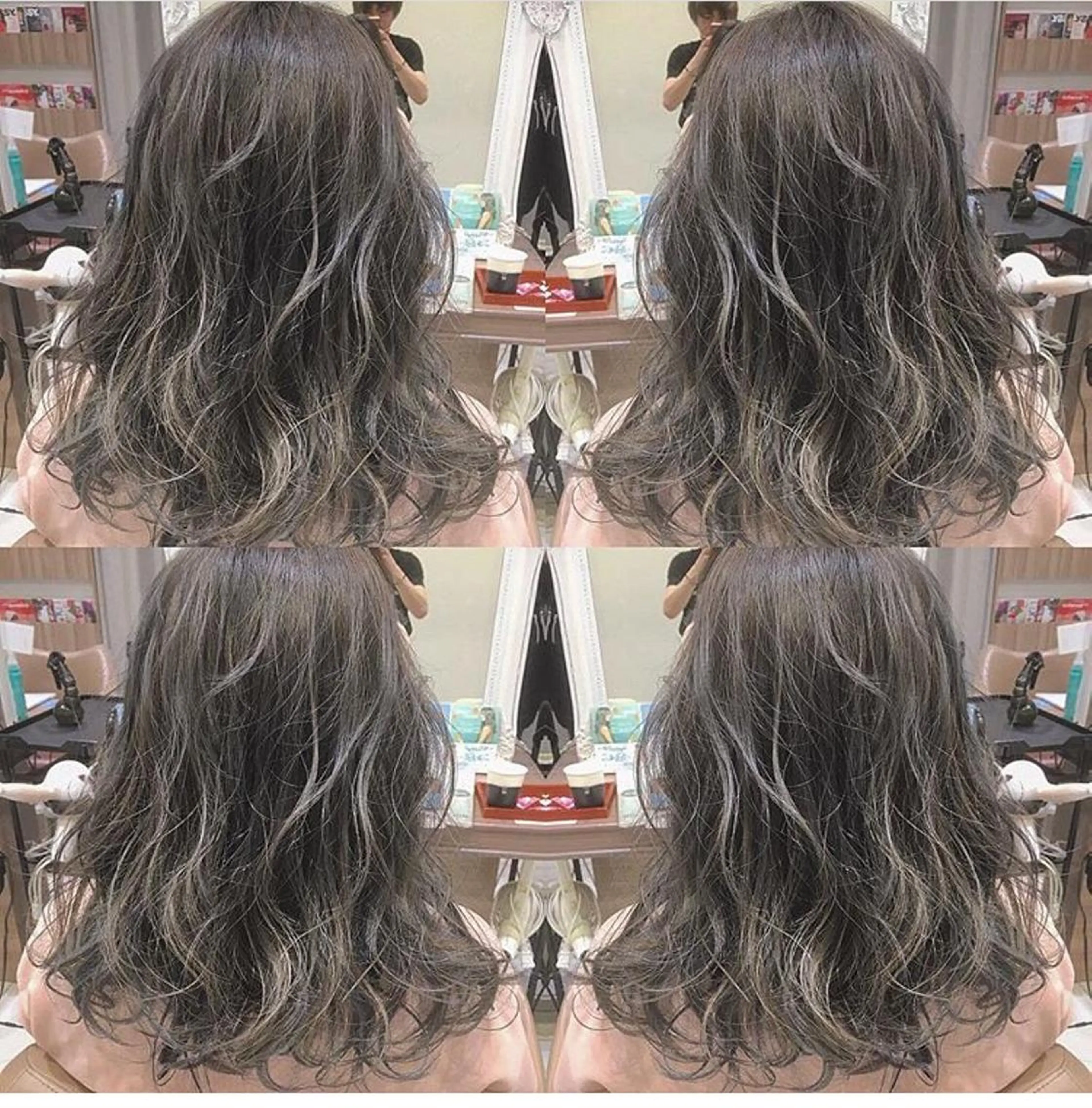 セミロング カラー ヘアアレンジ 【ボブ・ショート】 Ash茗荷谷店のヘアスタイル