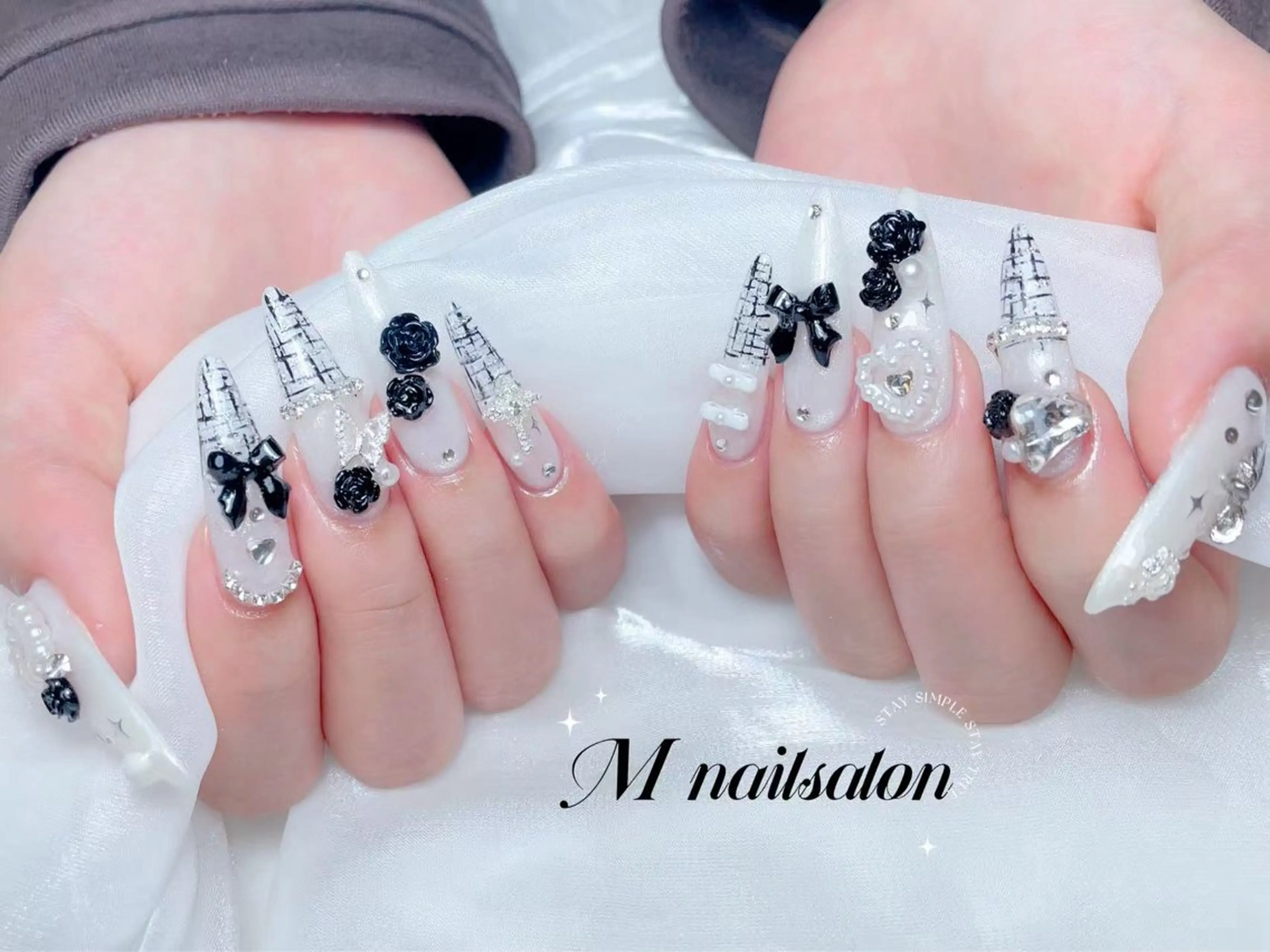 ネイル M🌷nail 長さだし専門店のネイルデザイン