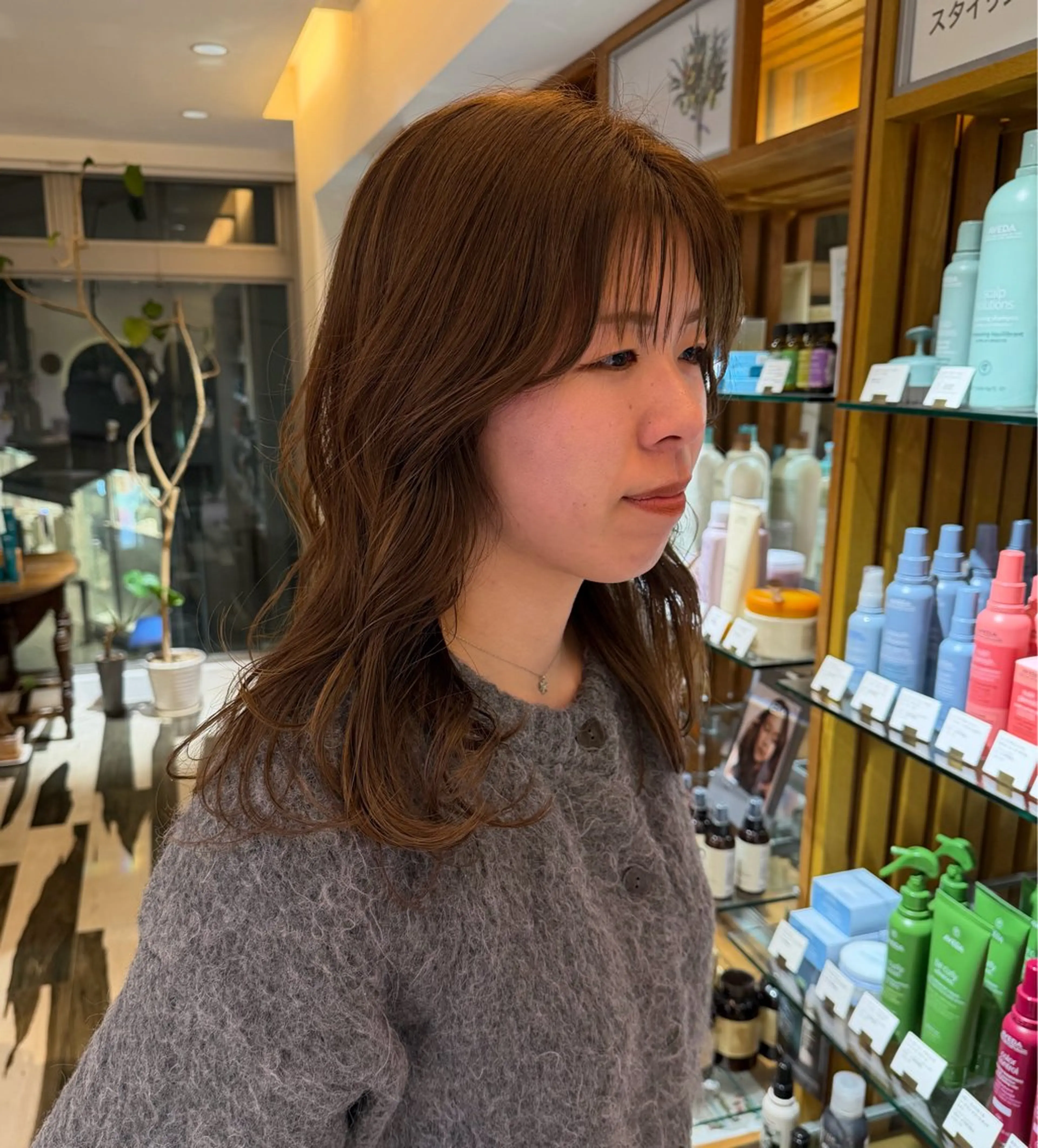 ロング Befine所属・岸 奈々香のヘアスタイル