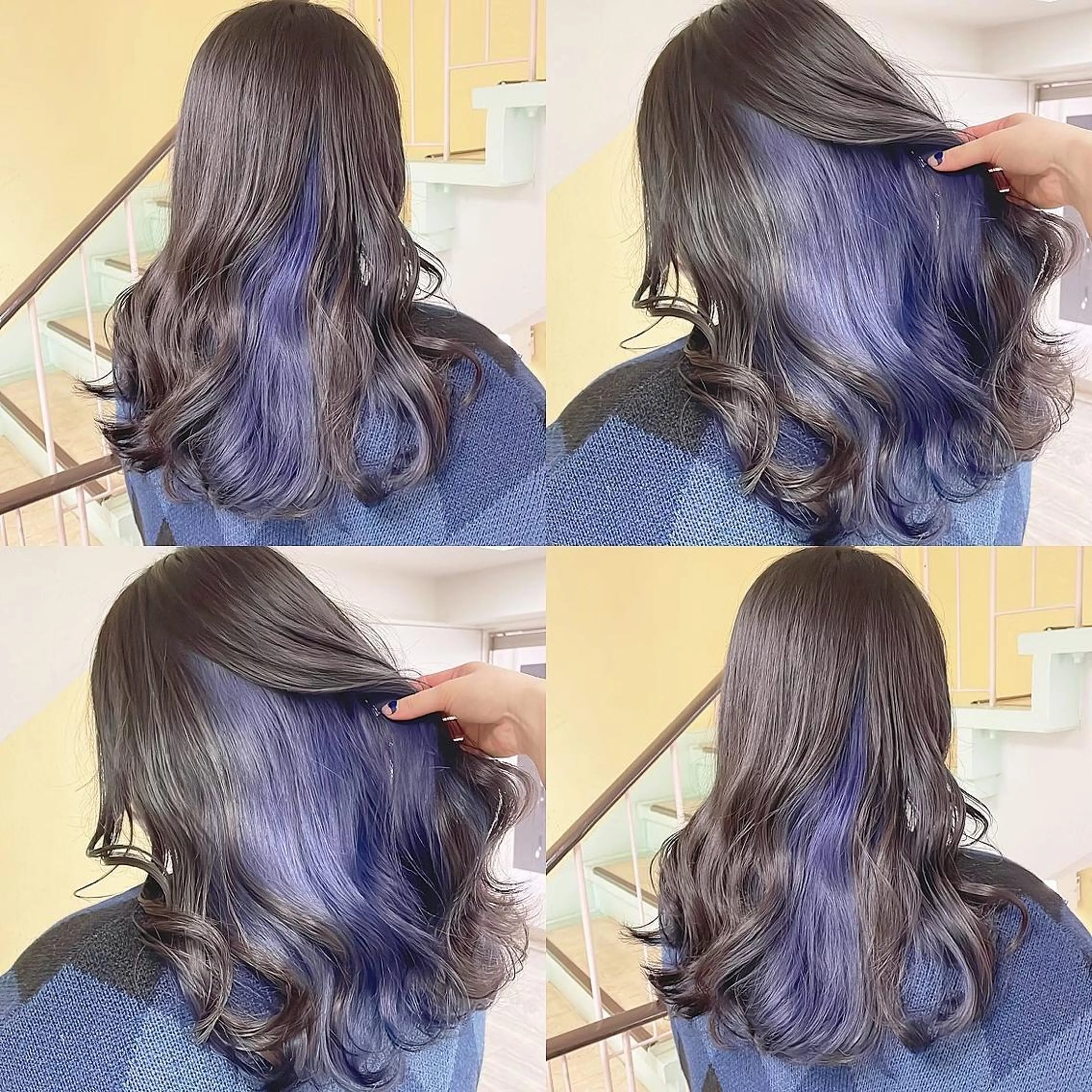 カラー ヘアカラー トリートメント 渋谷:インナーカラー ／🍒エリカ🍒のヘアスタイル