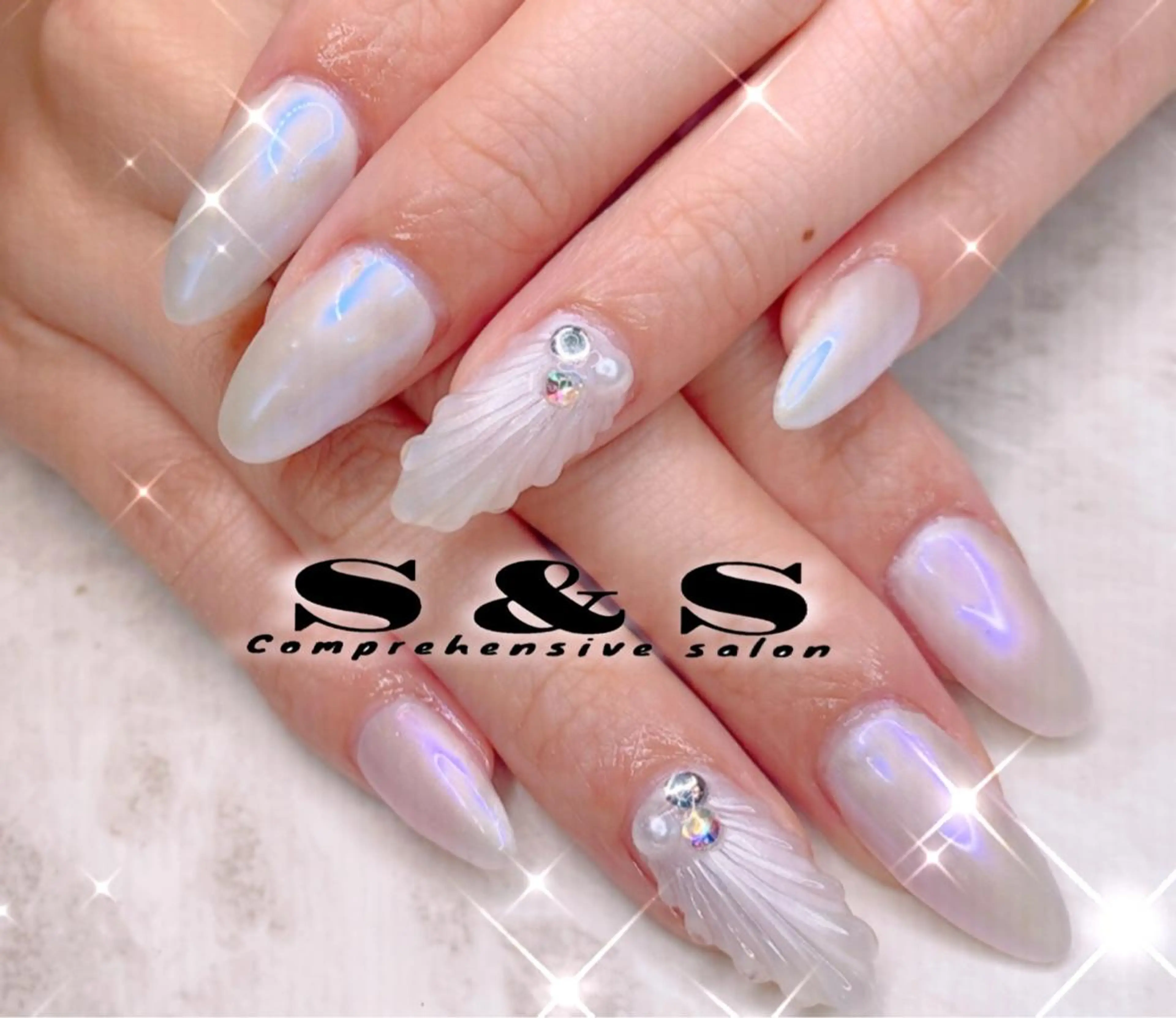 ネイル 長さ出し メンズネイル 持ち込み スカルプネイル S&S 村田小百合のネイルデザイン