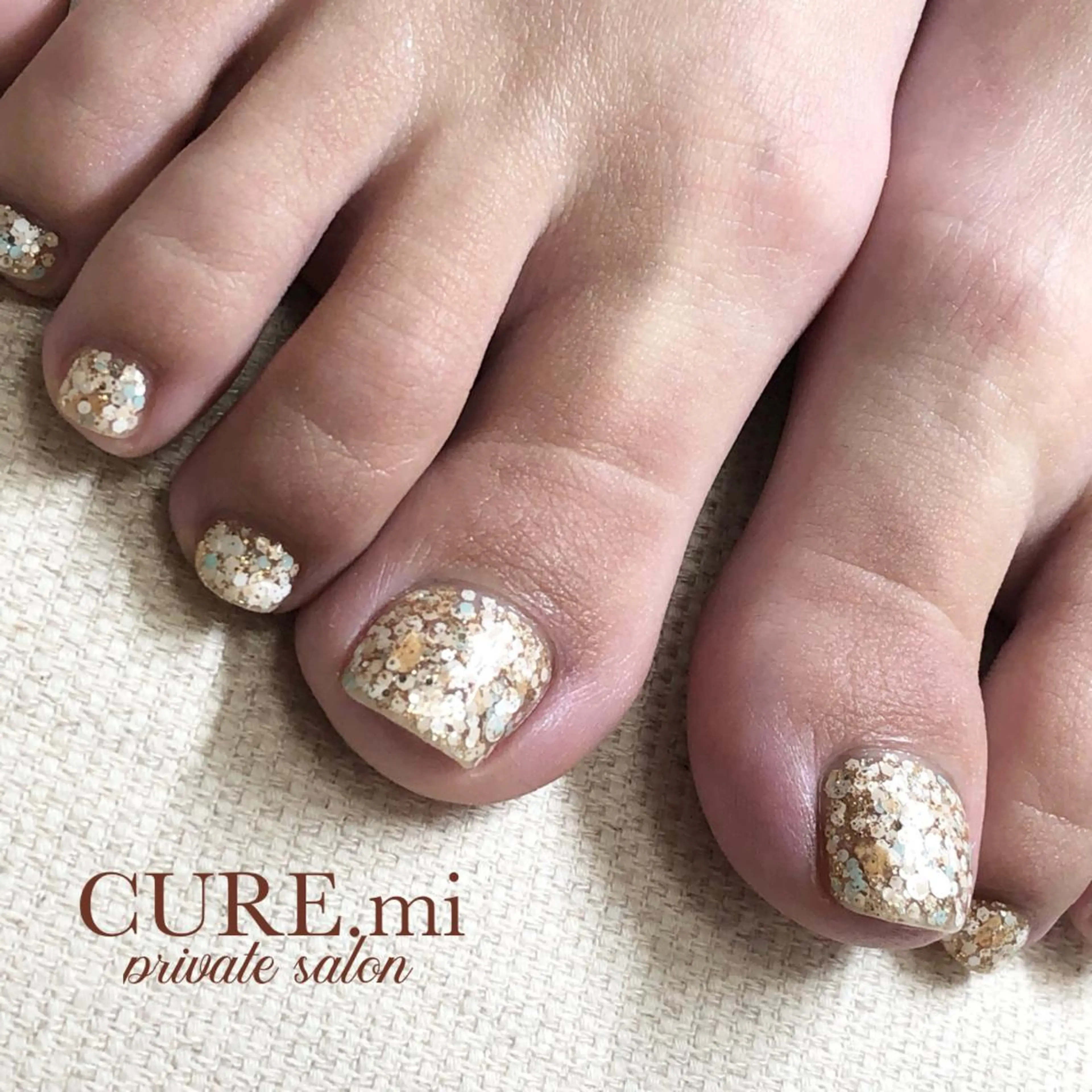 ネイル ラメ(グリッター) ワンカラーネイル ハンドネイル ハンドケア 伊藤 美香のその他イメージ