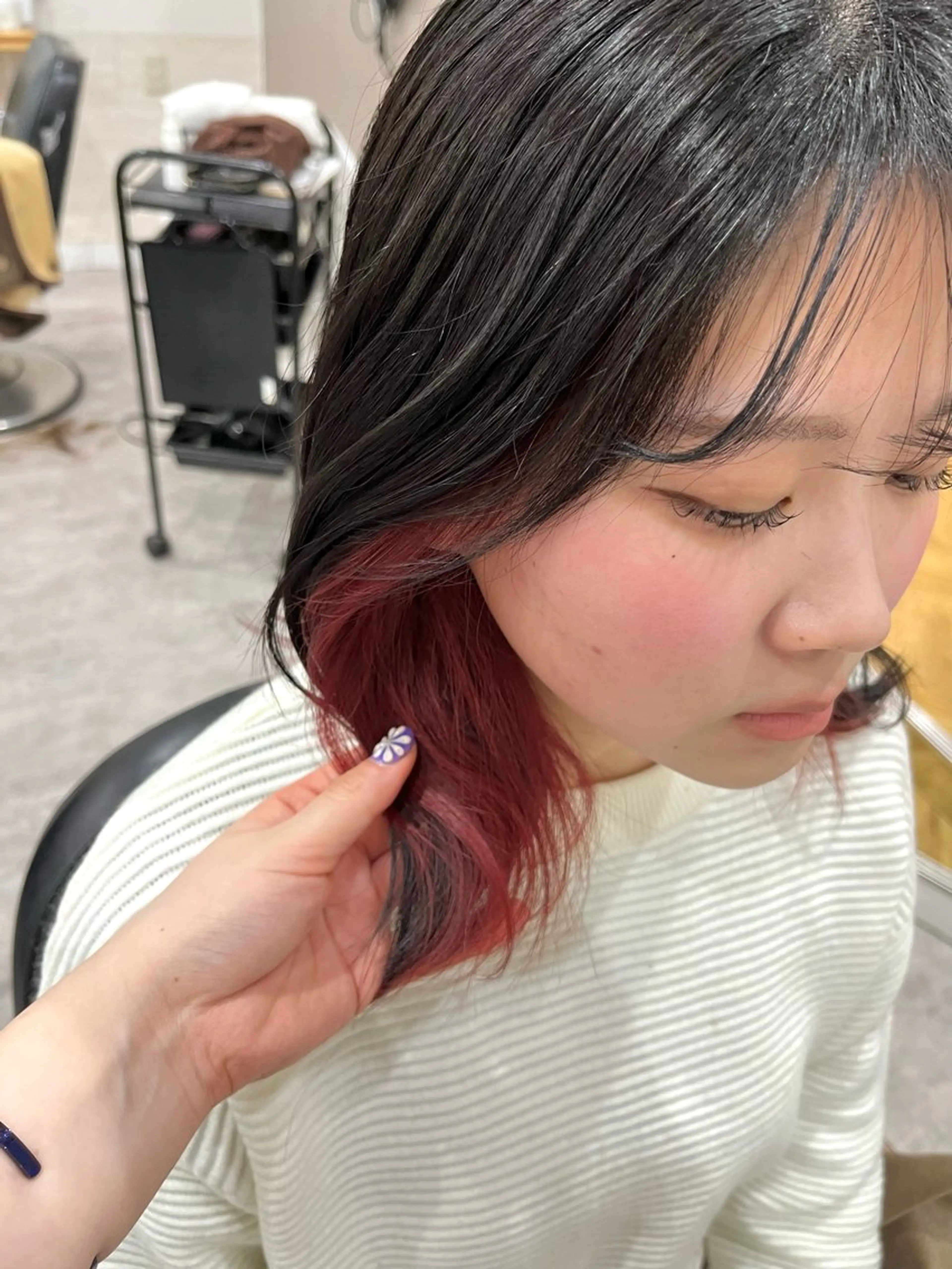 カラー カット ヘアカラー 艶髪🥣透明感カラー 🫧前田奈津実のヘアスタイル