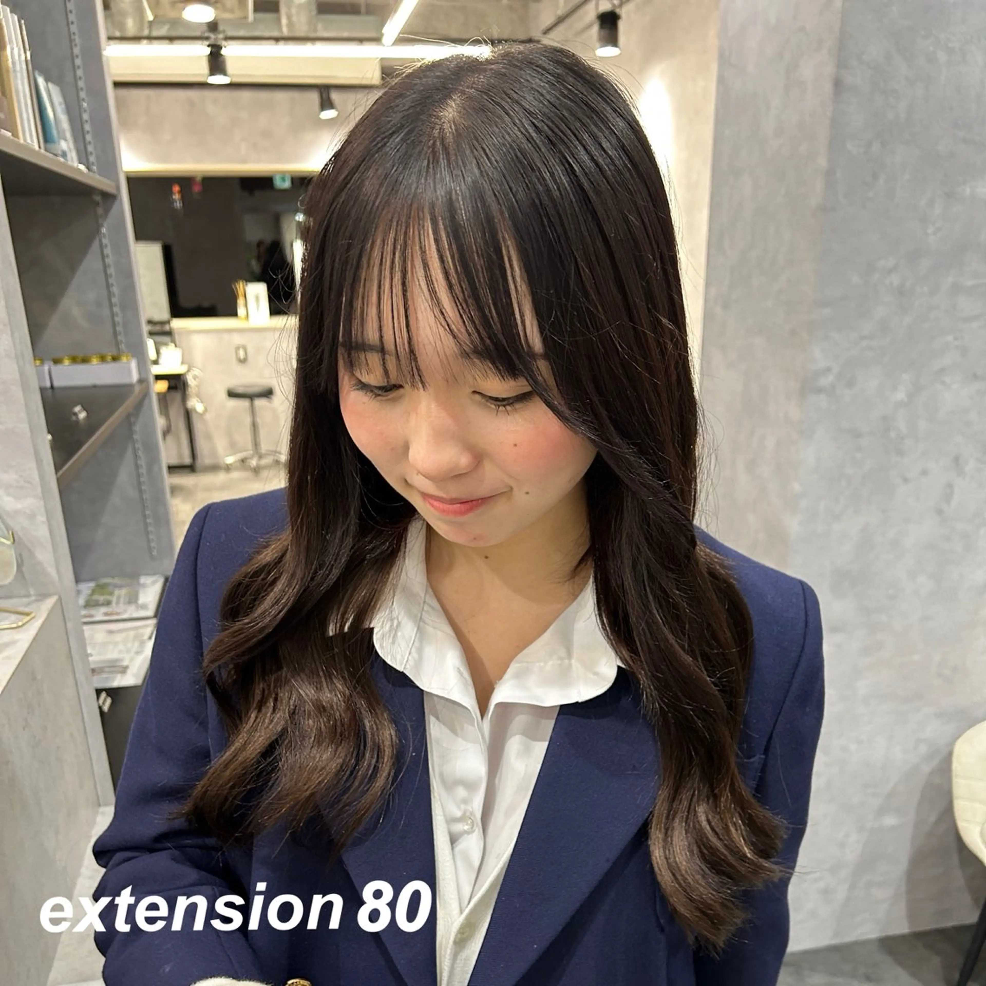 ロング プルエクステ エクステ ロング エクステ プルエクステ/インナ ーカラー🦊はるなのヘアスタイル