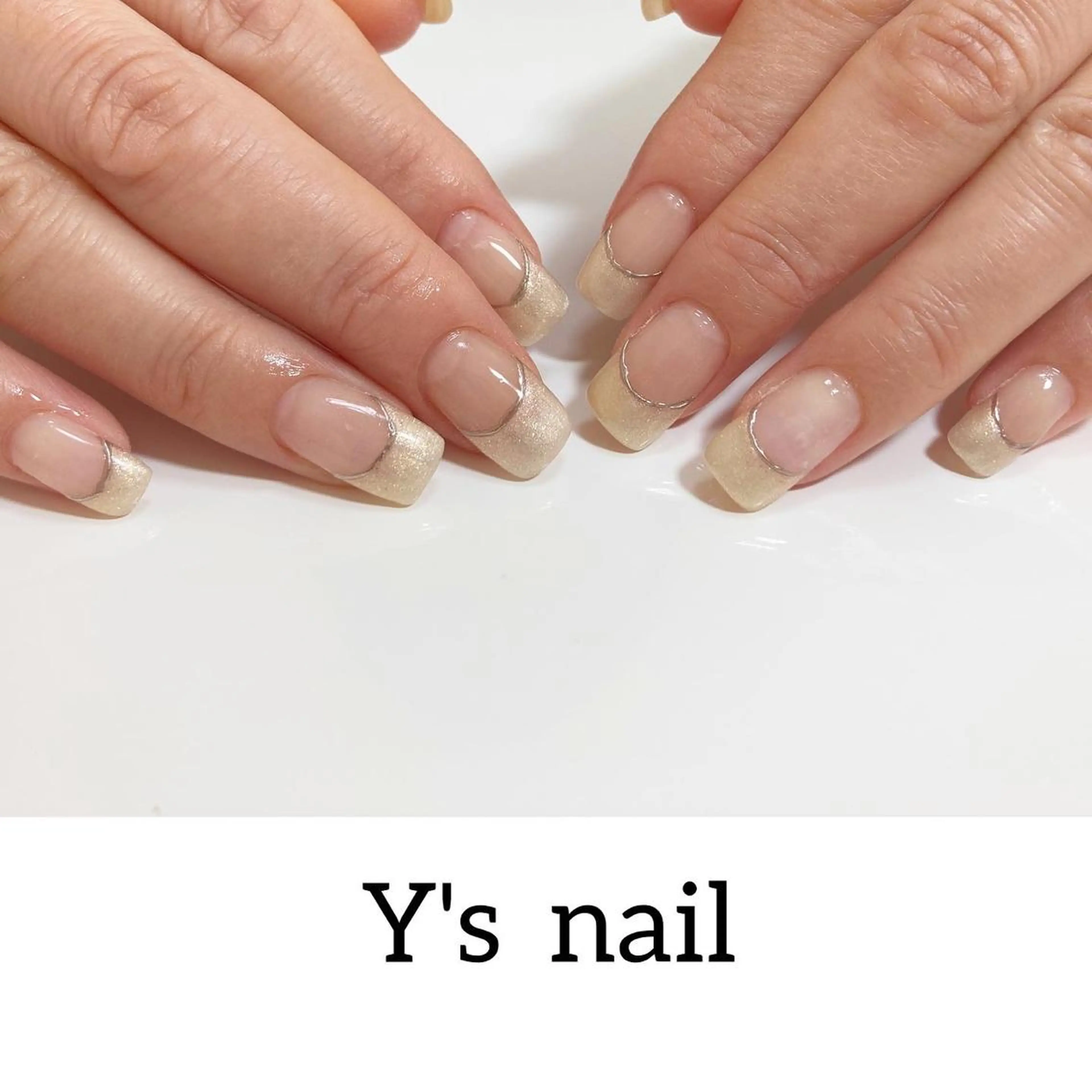 ネイル ミラーネイル ハンドネイル 手書きが得意🖌️ Y’s  nailのネイルデザイン