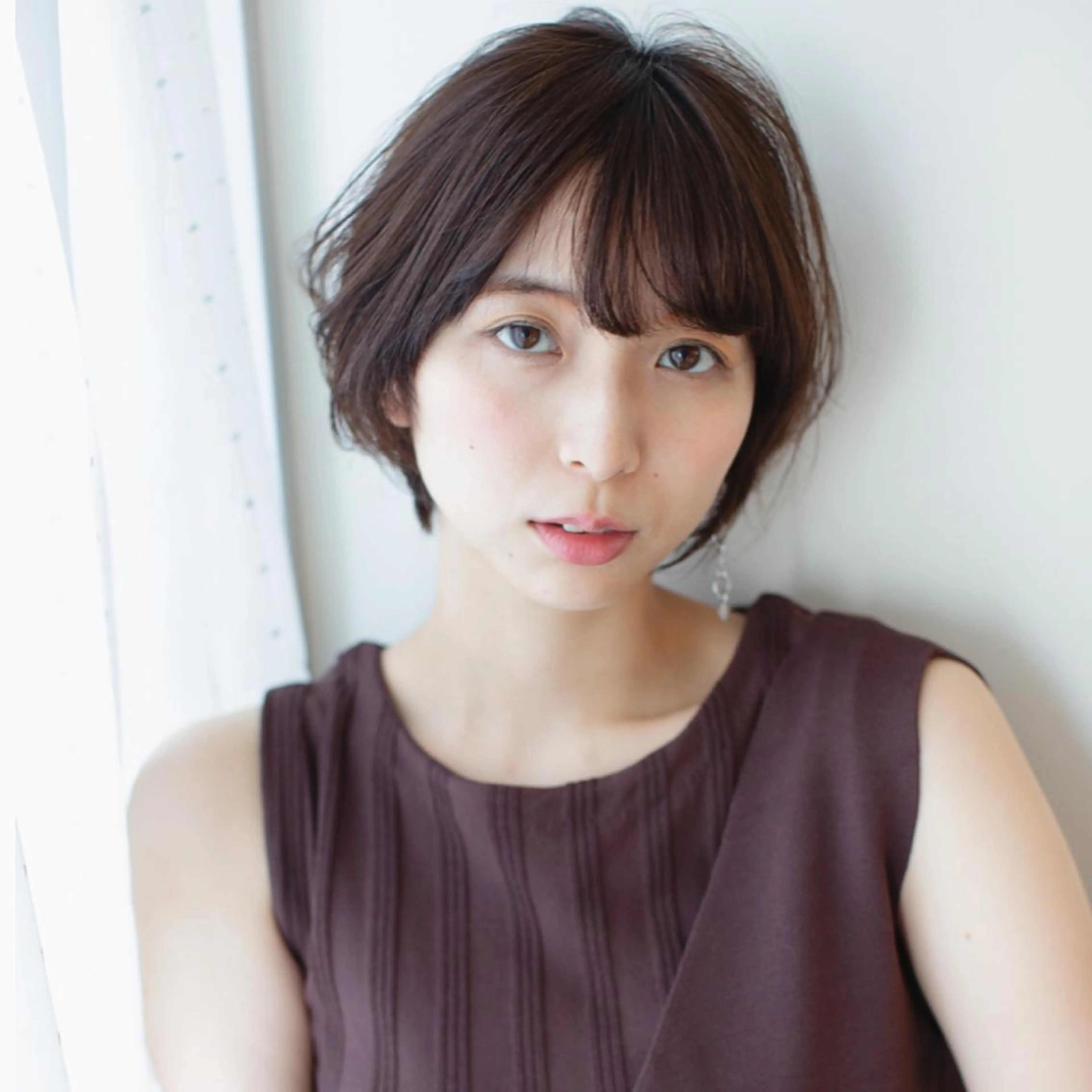 ショート カラー ショートボブ ボブ ショートヘア ボブウルフ／ボブ Satsuki【名駅のヘアスタイル