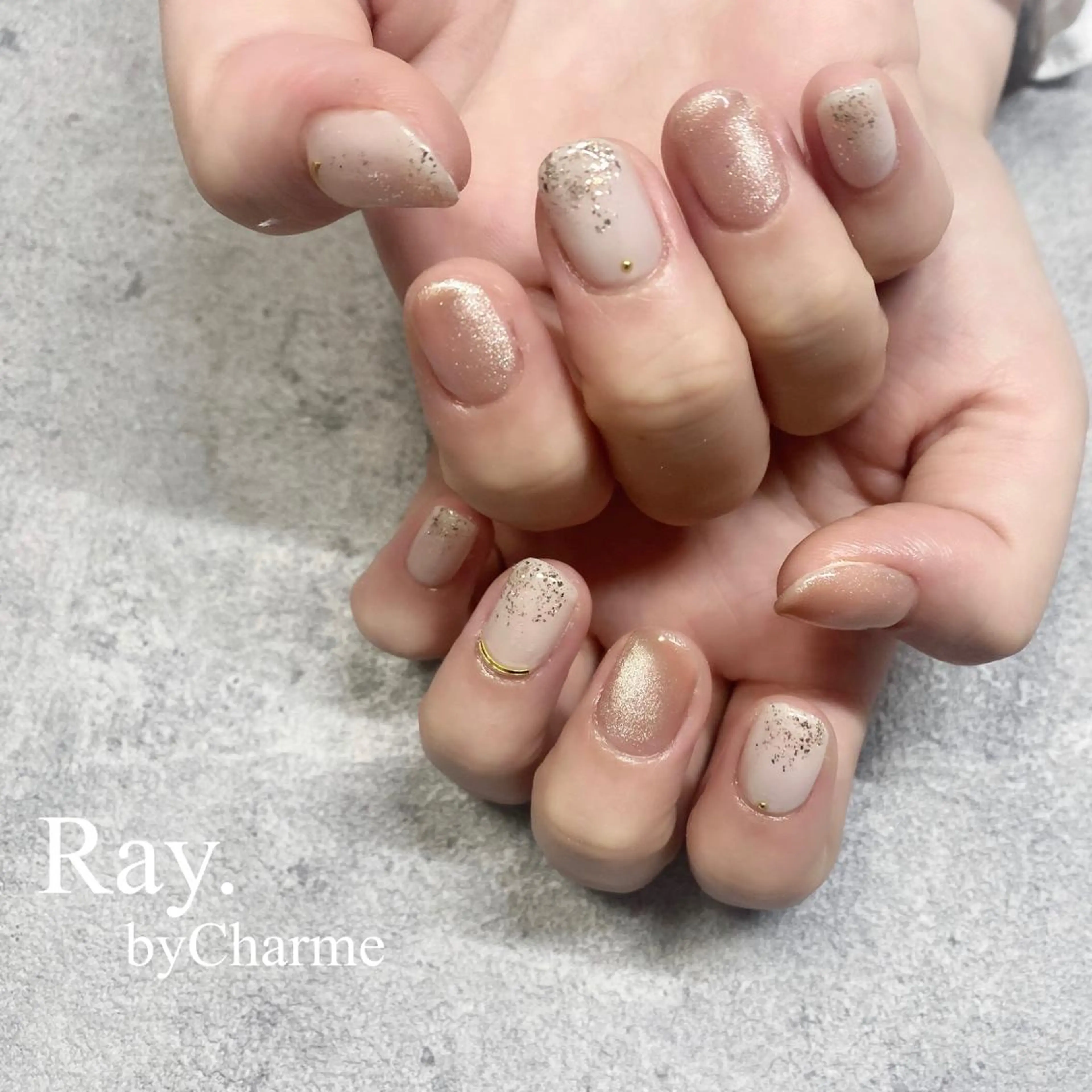 ネイル Ray. ／綺麗目ニュアンスのネイルデザイン