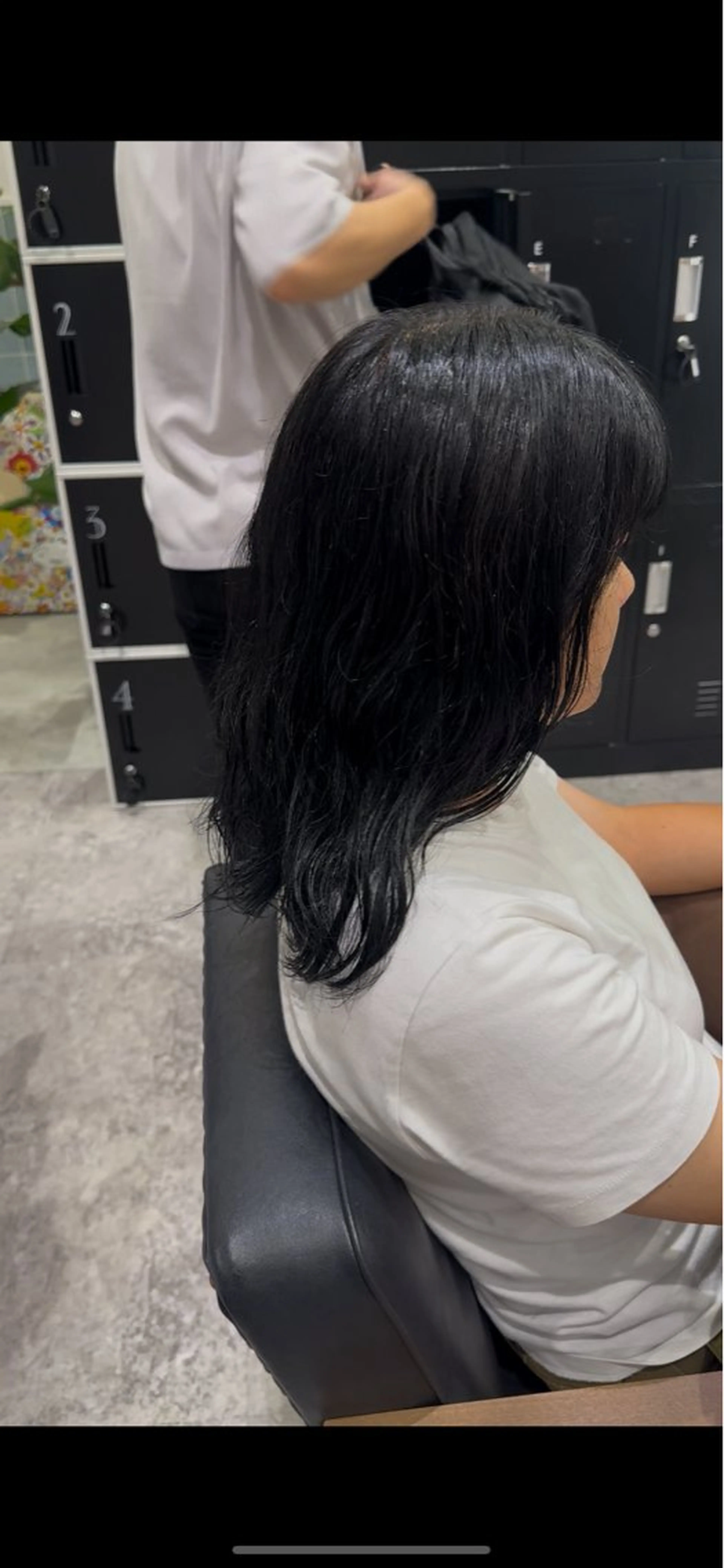 ミディアム ヘアカラー 透明感イルミナカラー /寒色/MOMOKAのヘアスタイル