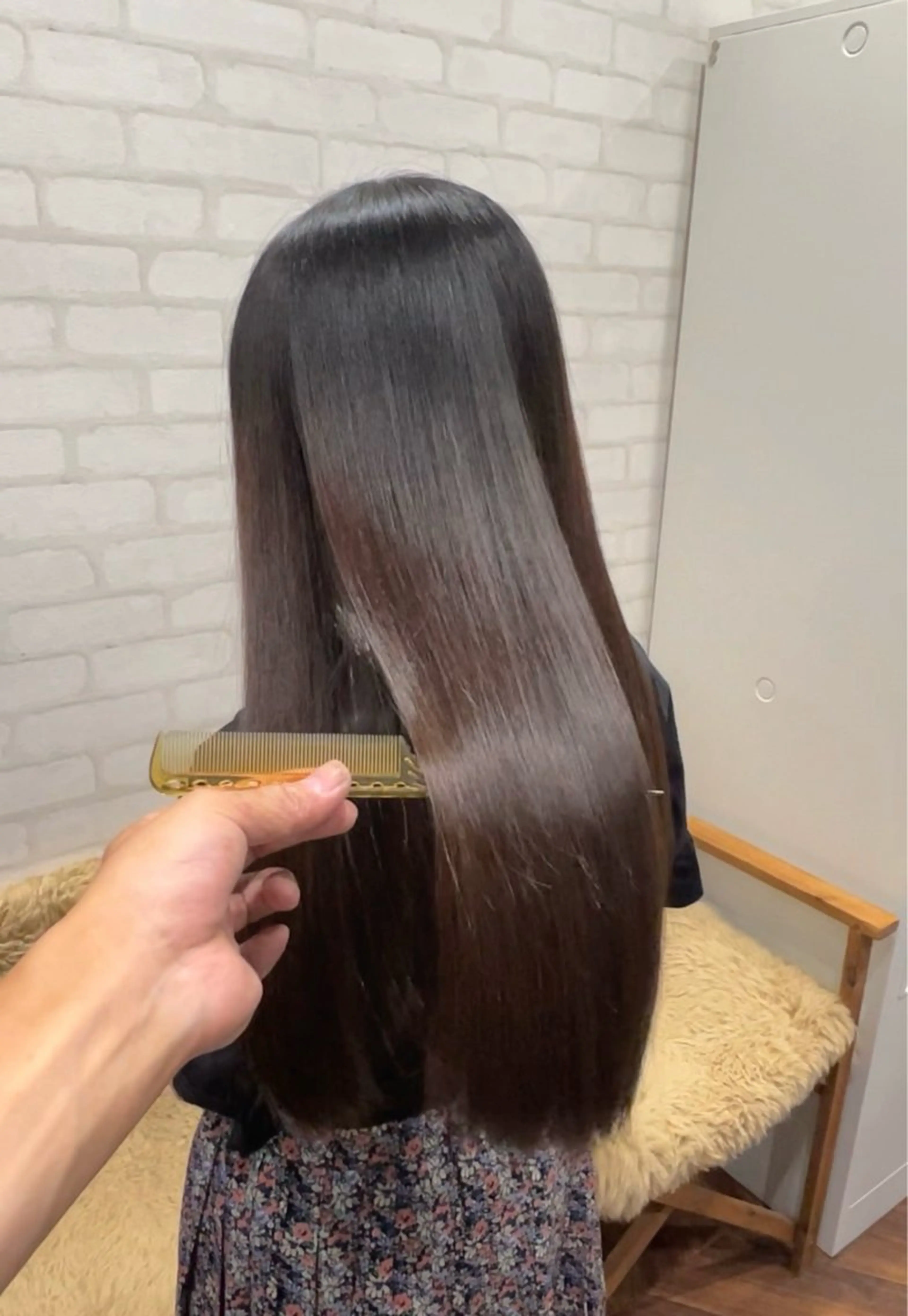 ロング 髪質改善 縮毛矯正 トリートメント 🌿海山龍馬🌿前髪 /顔まわり/レイヤーのヘアスタイル