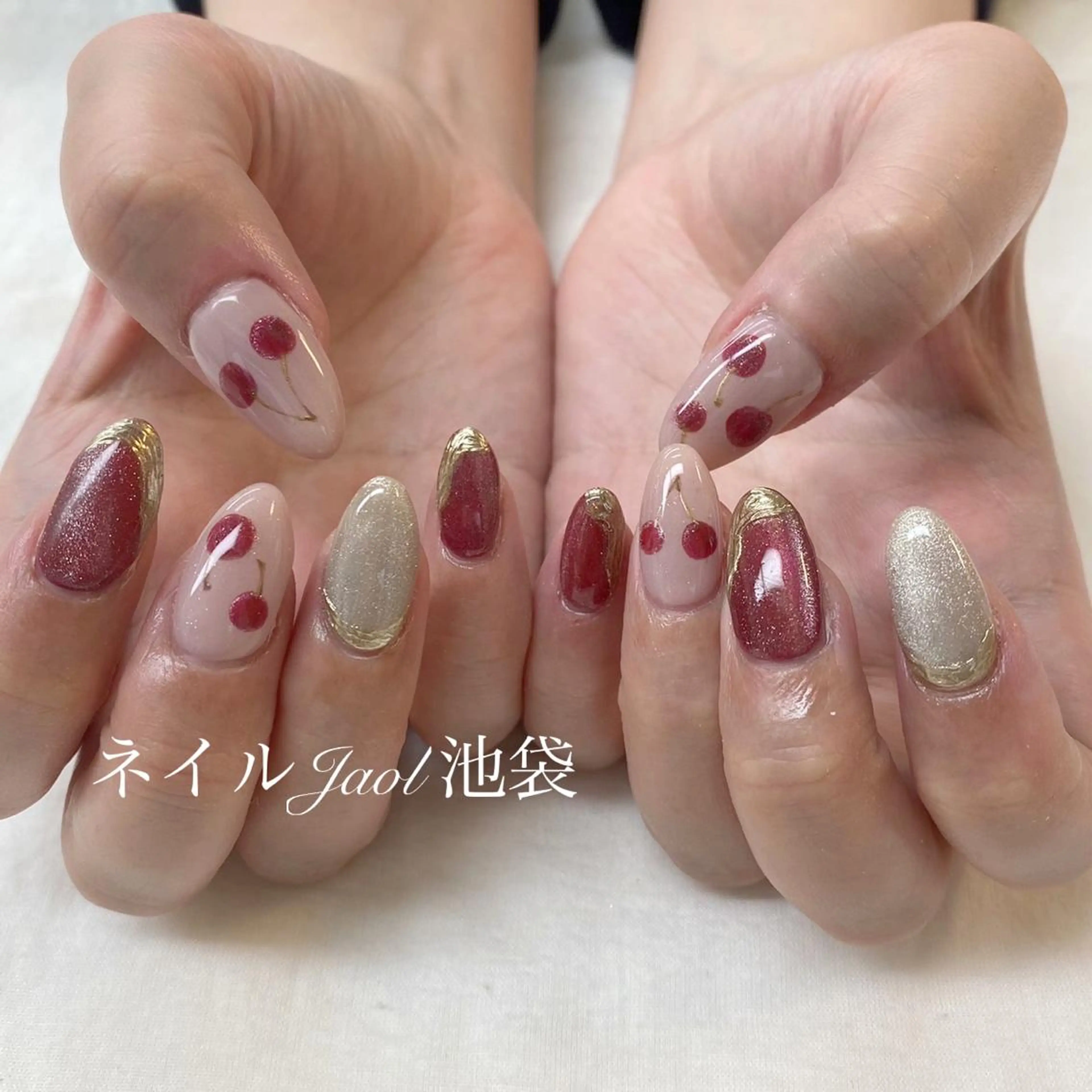 ミディアム nail jaol池袋店所属・ネイルJaol 池袋のネイルデザイン