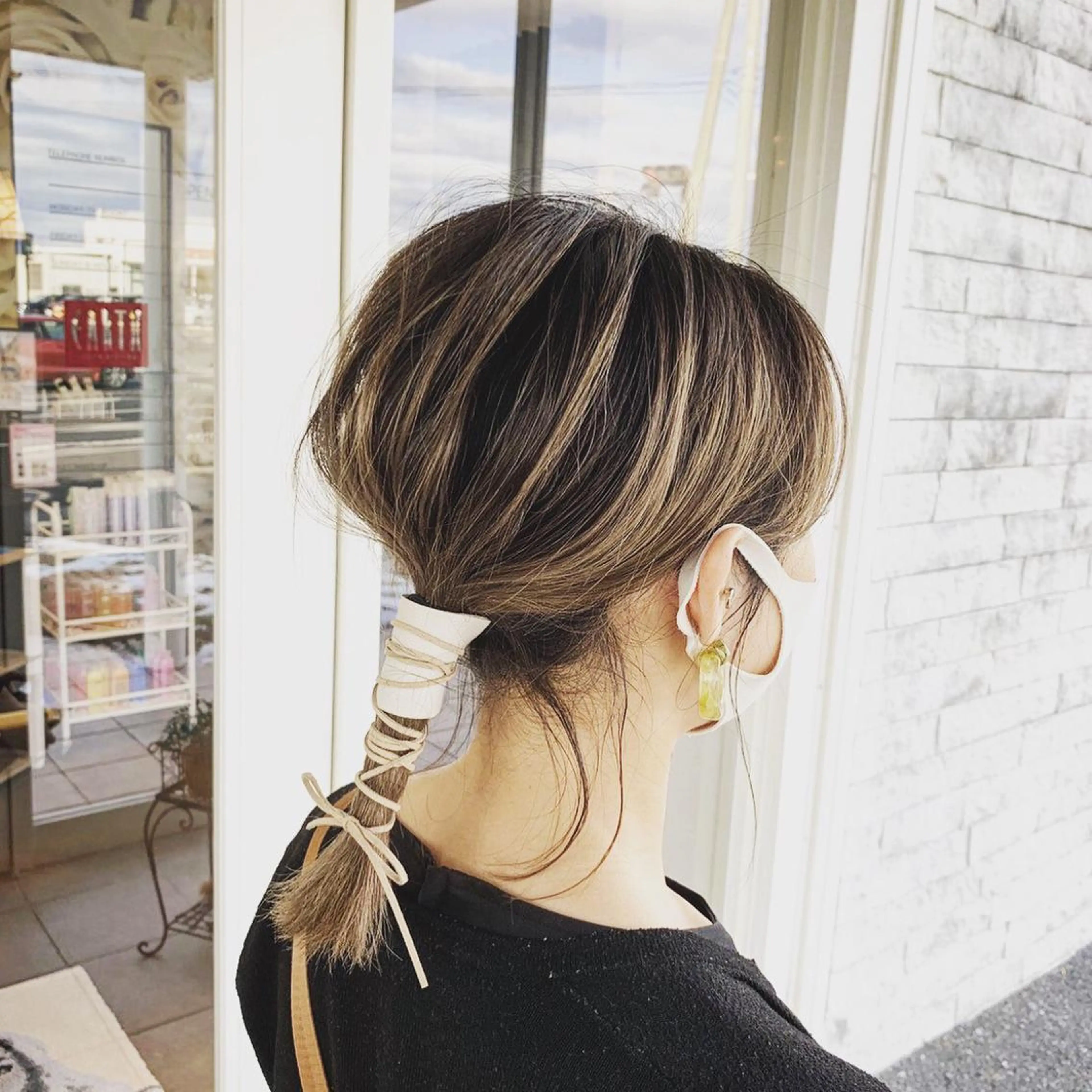 セミロング カラー 宍戸 海斗のヘアスタイル