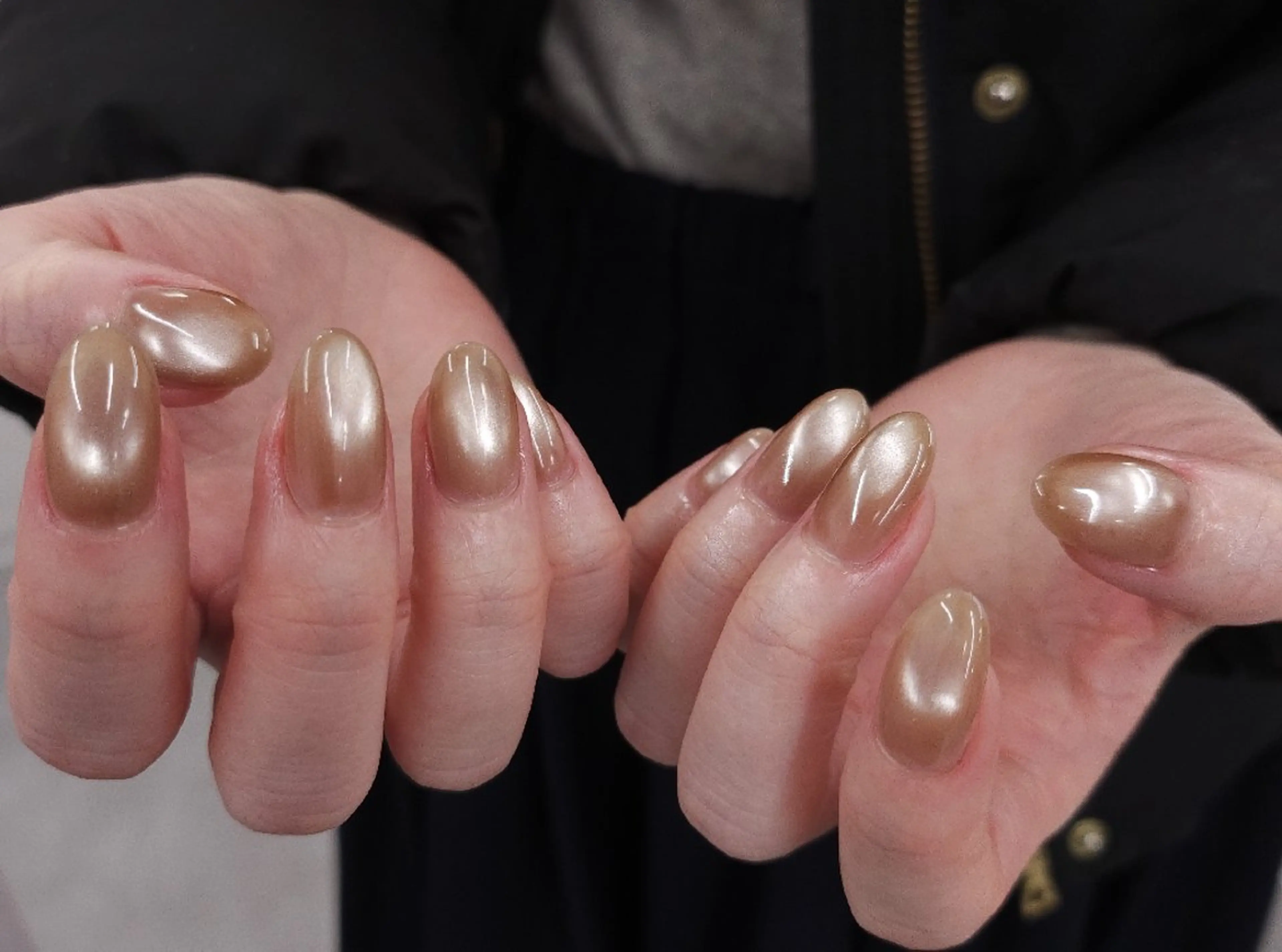 ネイル ジェルネイル マグネットネイル ワンカラーネイル パラジェル ハンドネイル puku nail 🌼kazu🌼のネイルデザイン