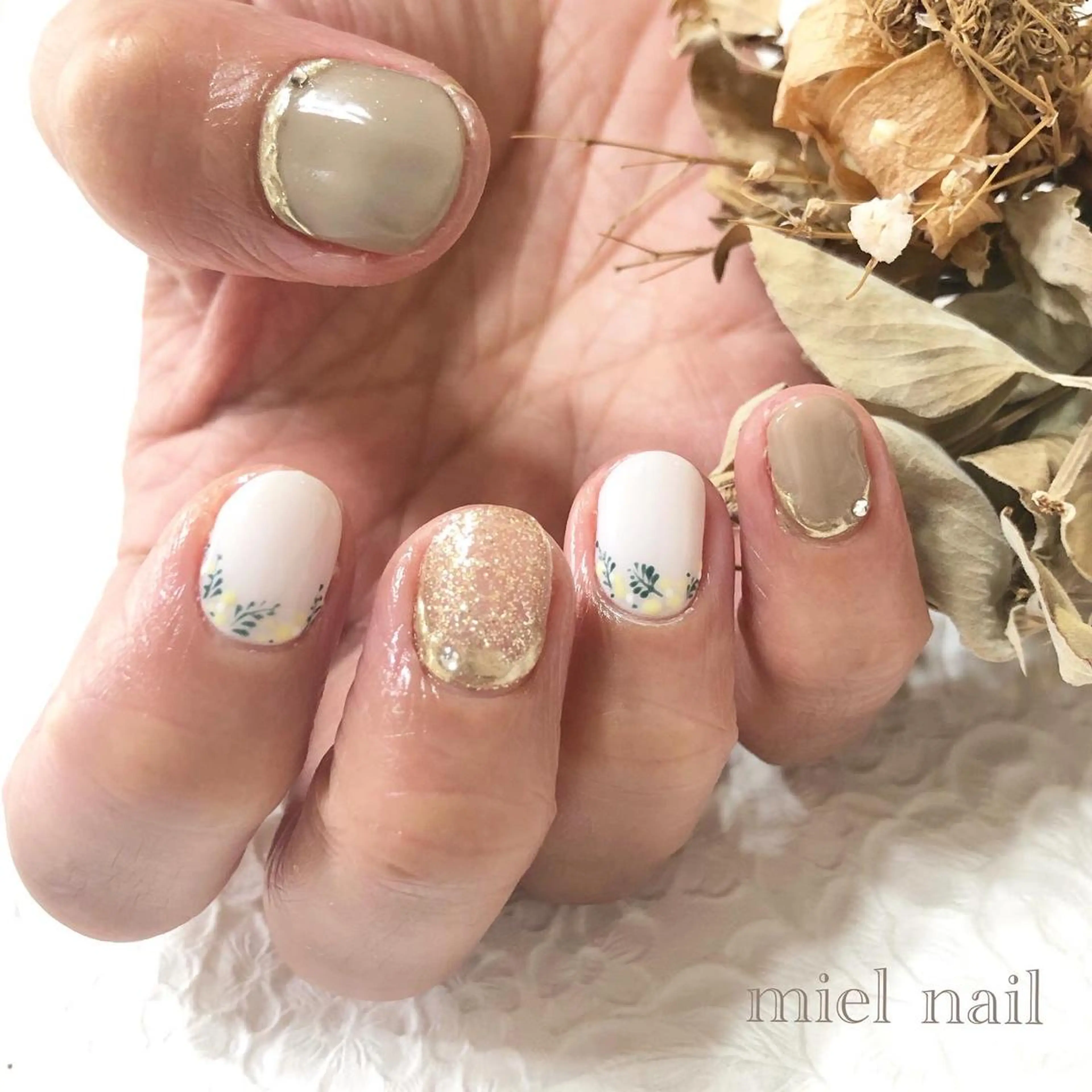 ネイル ハンドネイル miel nailのネイルデザイン