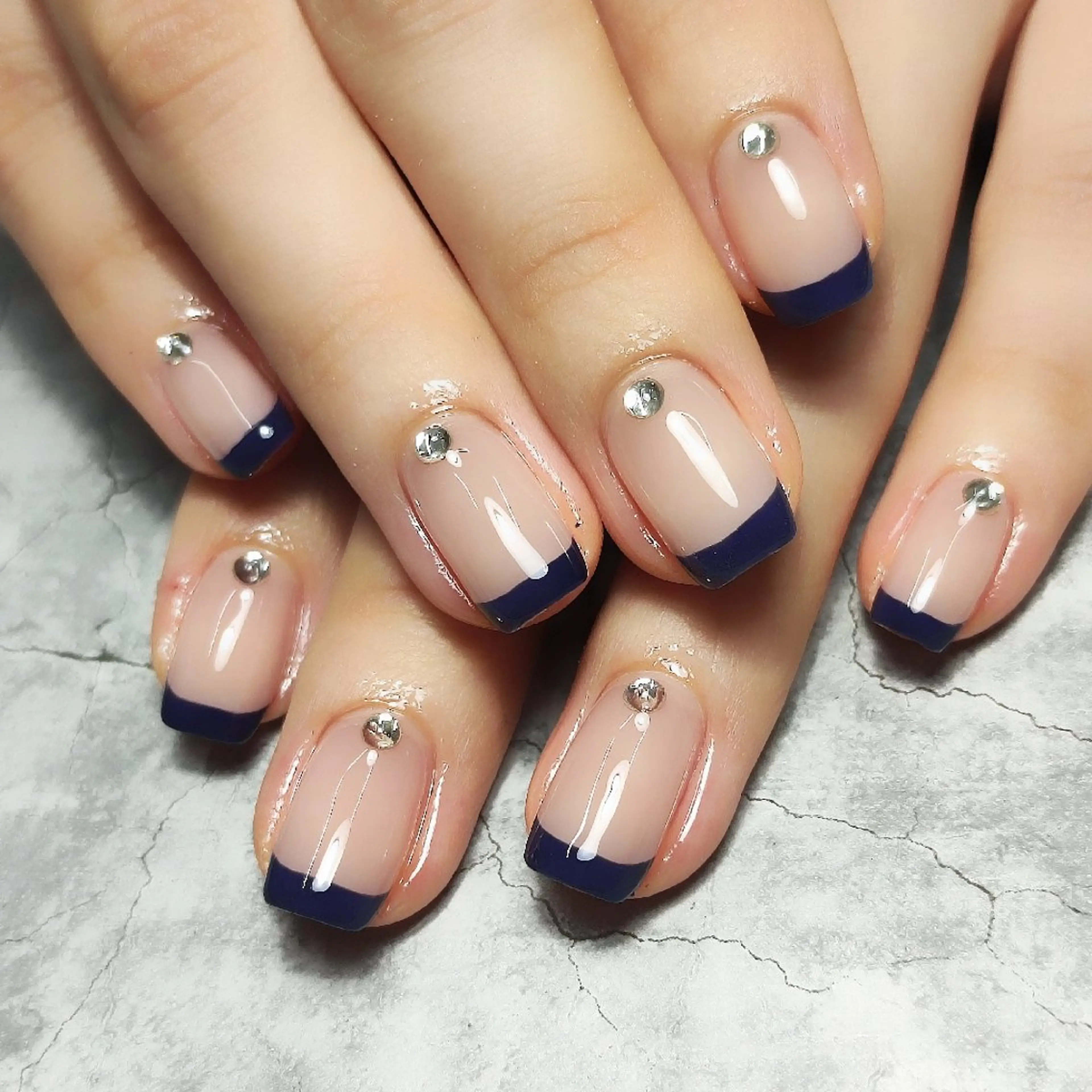 ネイル フレンチネイル 持ち込み 個人サロン saltnailのネイルデザイン