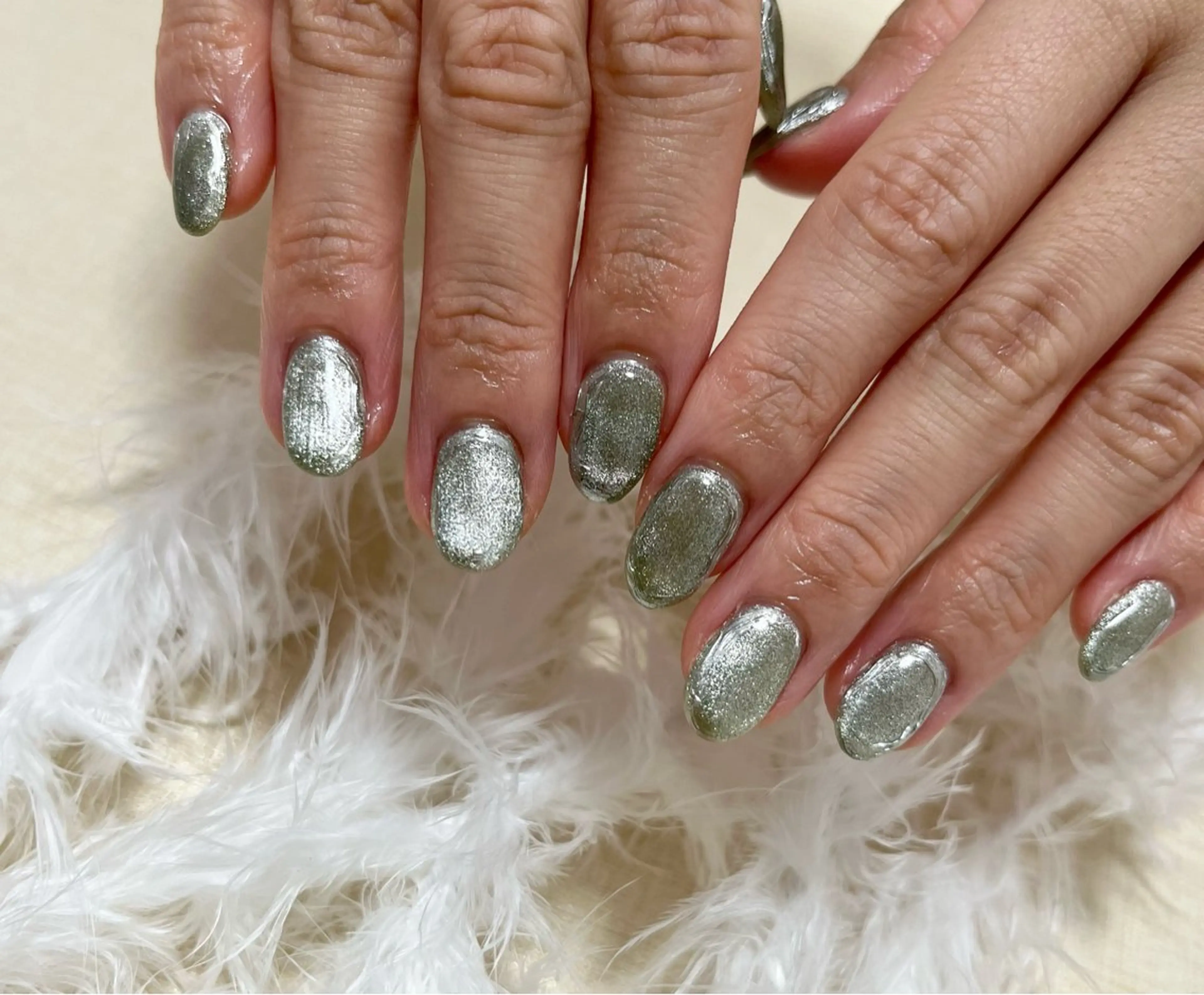 ネイル マグネットネイル ハンドネイル わたなべ さやかのネイルデザイン