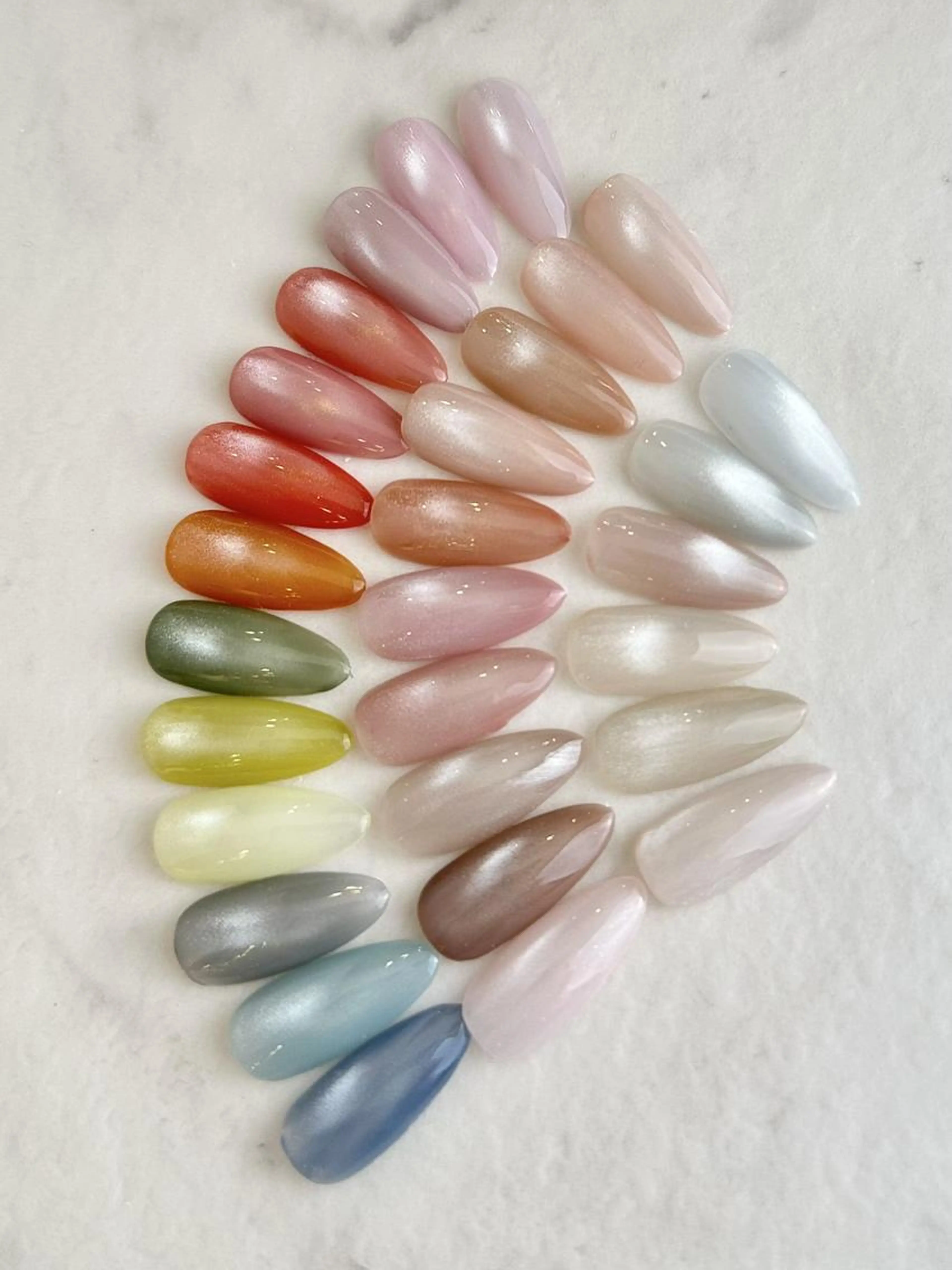 【Jrネイリスト】マグネットネイル🧲（オフなし）⭐️奥行きが可愛い💖の写真