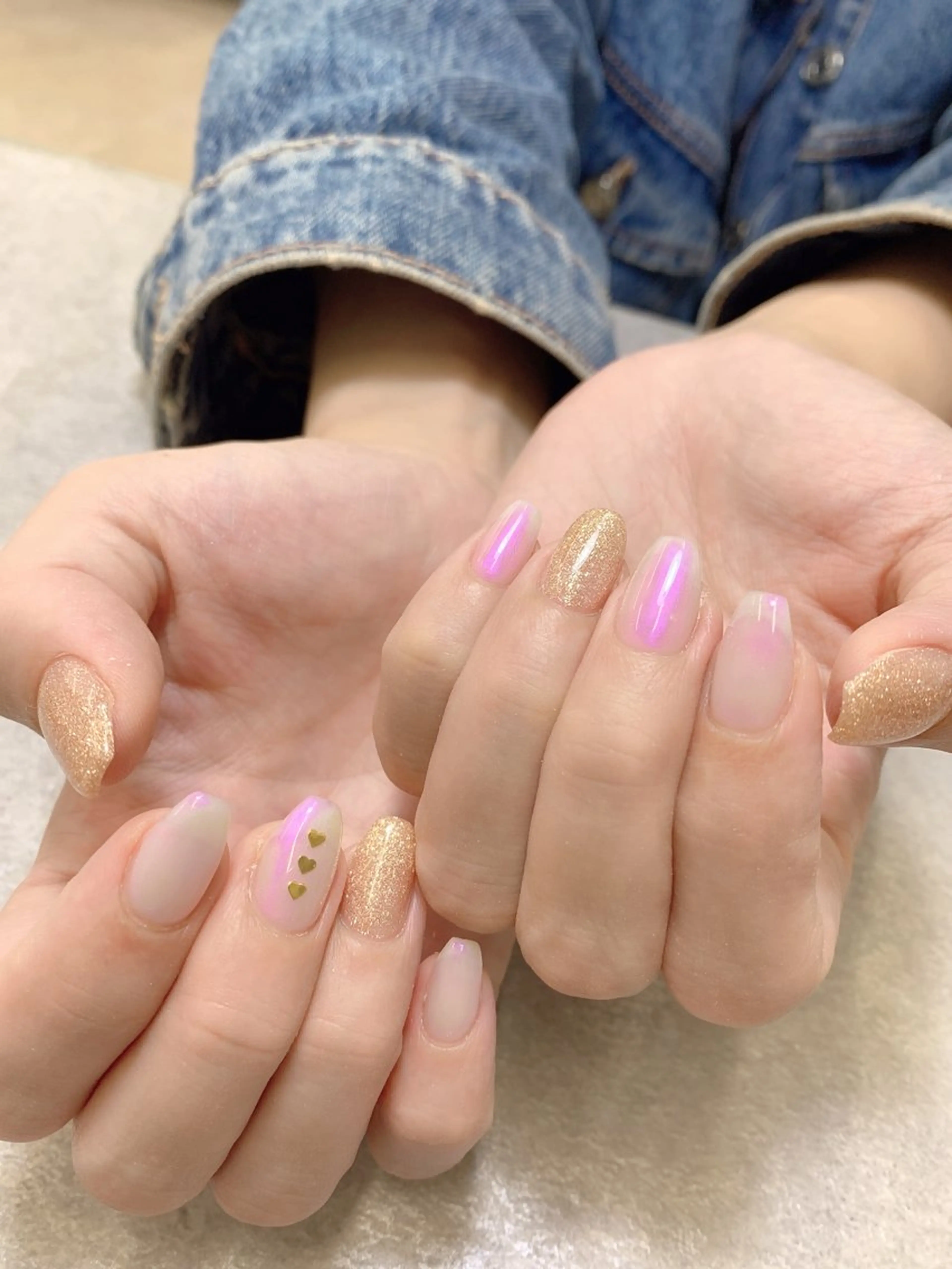 ネイル ハート Sari ✳︎のネイルデザイン