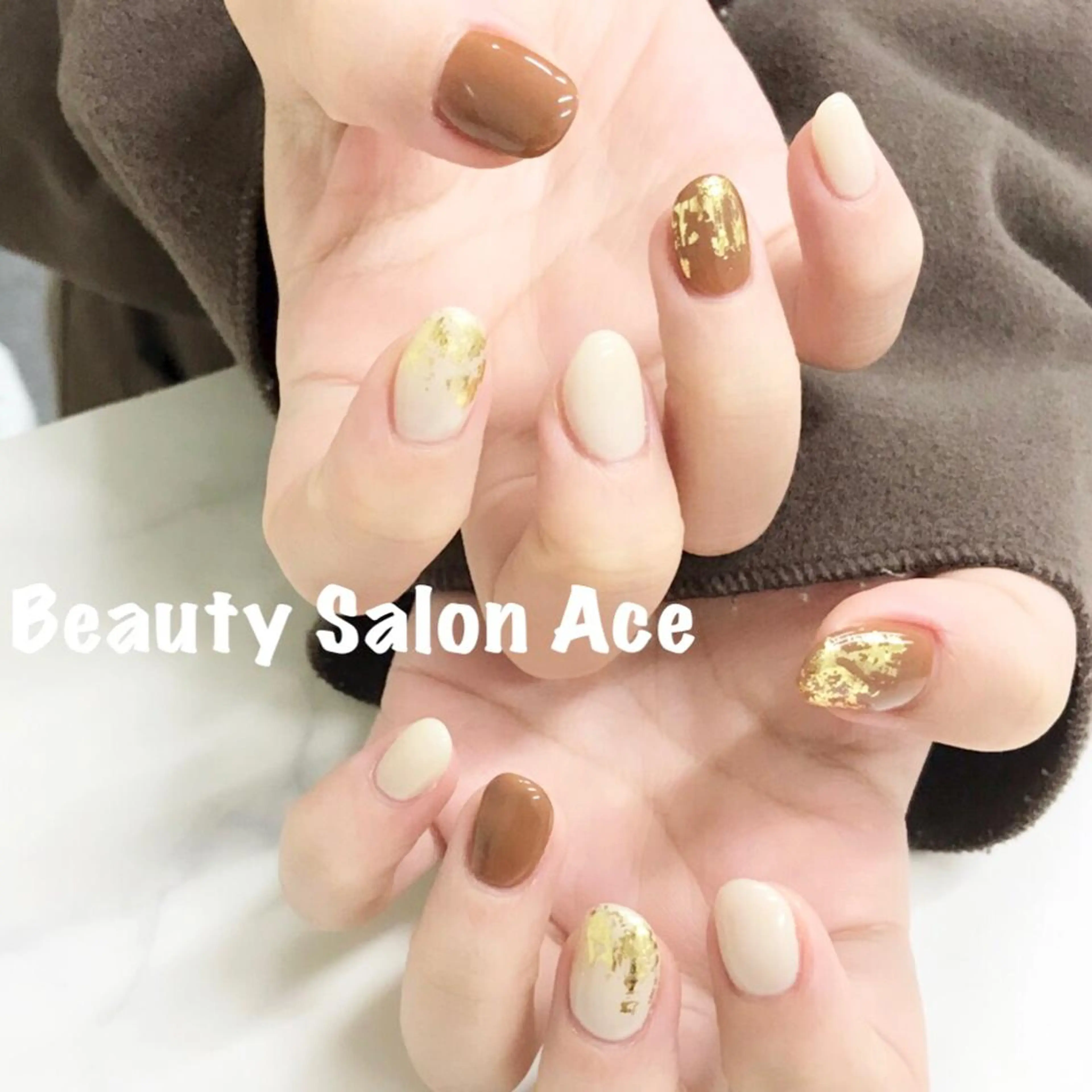 ネイル ハンドネイル ハンドケア Beauty Salon Ace（ネイルサロン　エース）所属・池袋フィルイン Ace♡長さだしのネイルデザイン