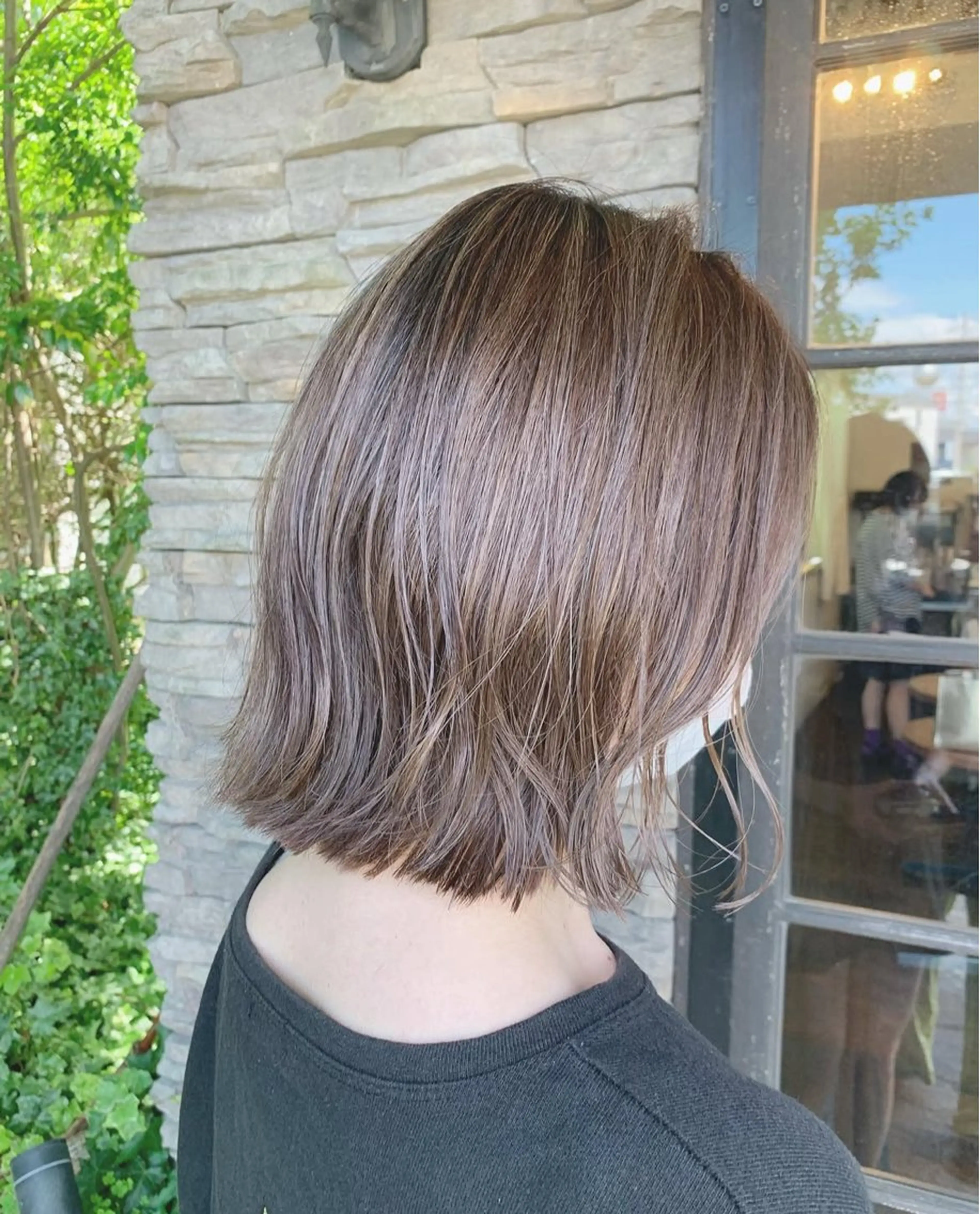 ミディアム カラー 大人女性🌼ママ 美容師🌼加藤友理のヘアスタイル