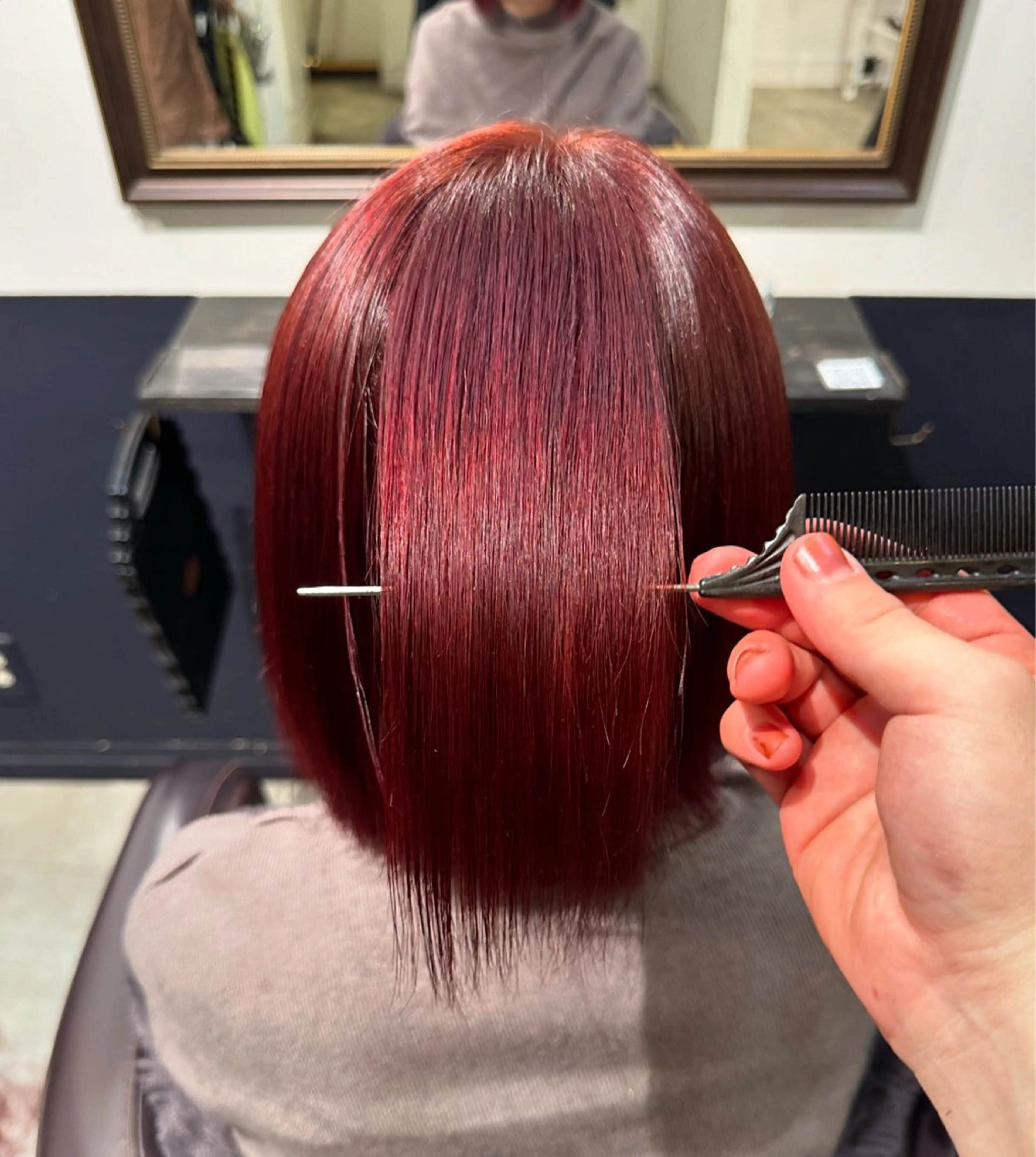 ミディアム カラー ハイトーン✨髪質 改善🫧/RYOのヘアスタイル