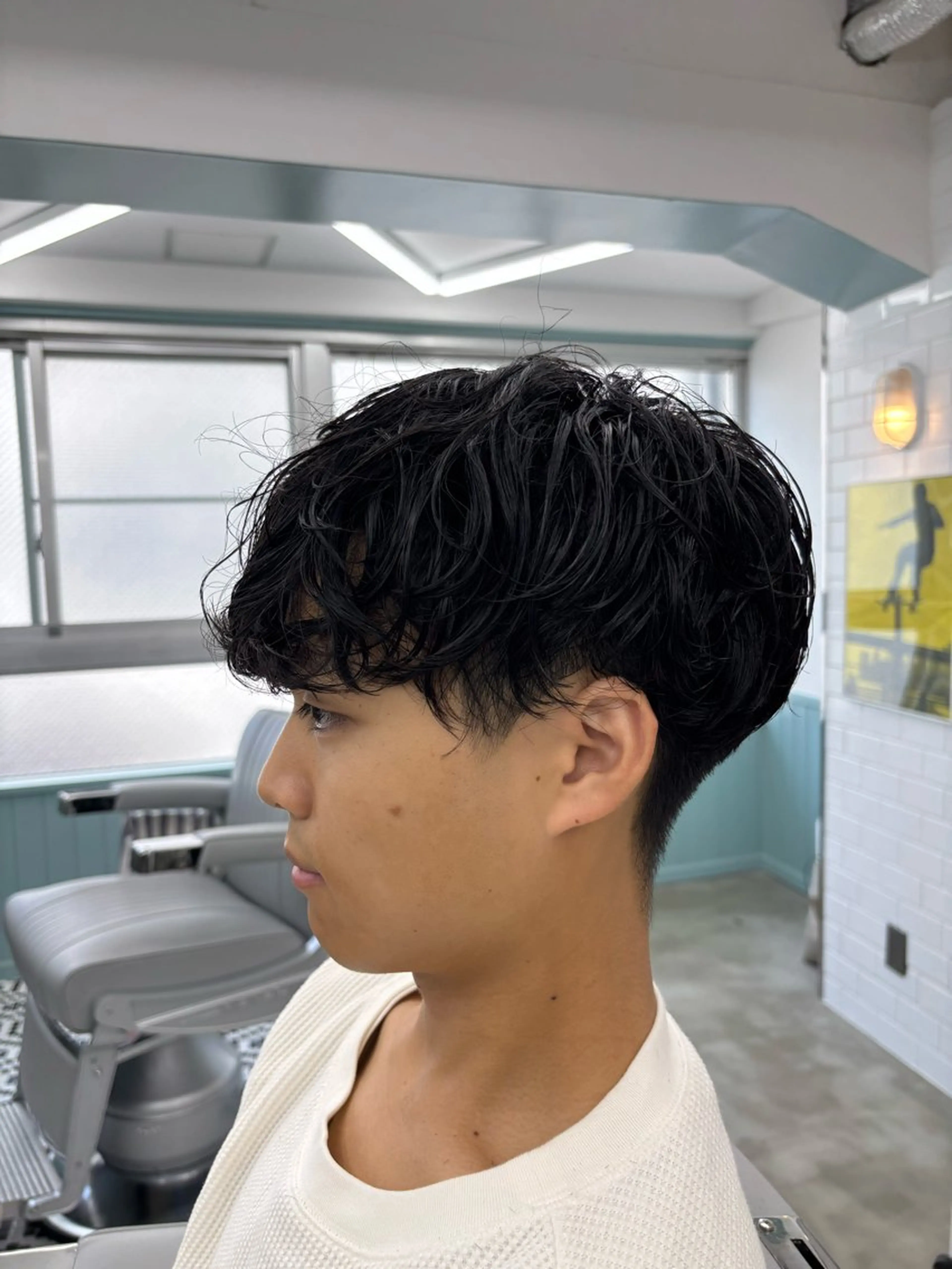 パーマ メンズサロン DAMDEE TOKYO HAIR LOUNGE 横浜関内店【ダムディー】所属・横浜/フェードカット / Kanakoのヘアスタイル