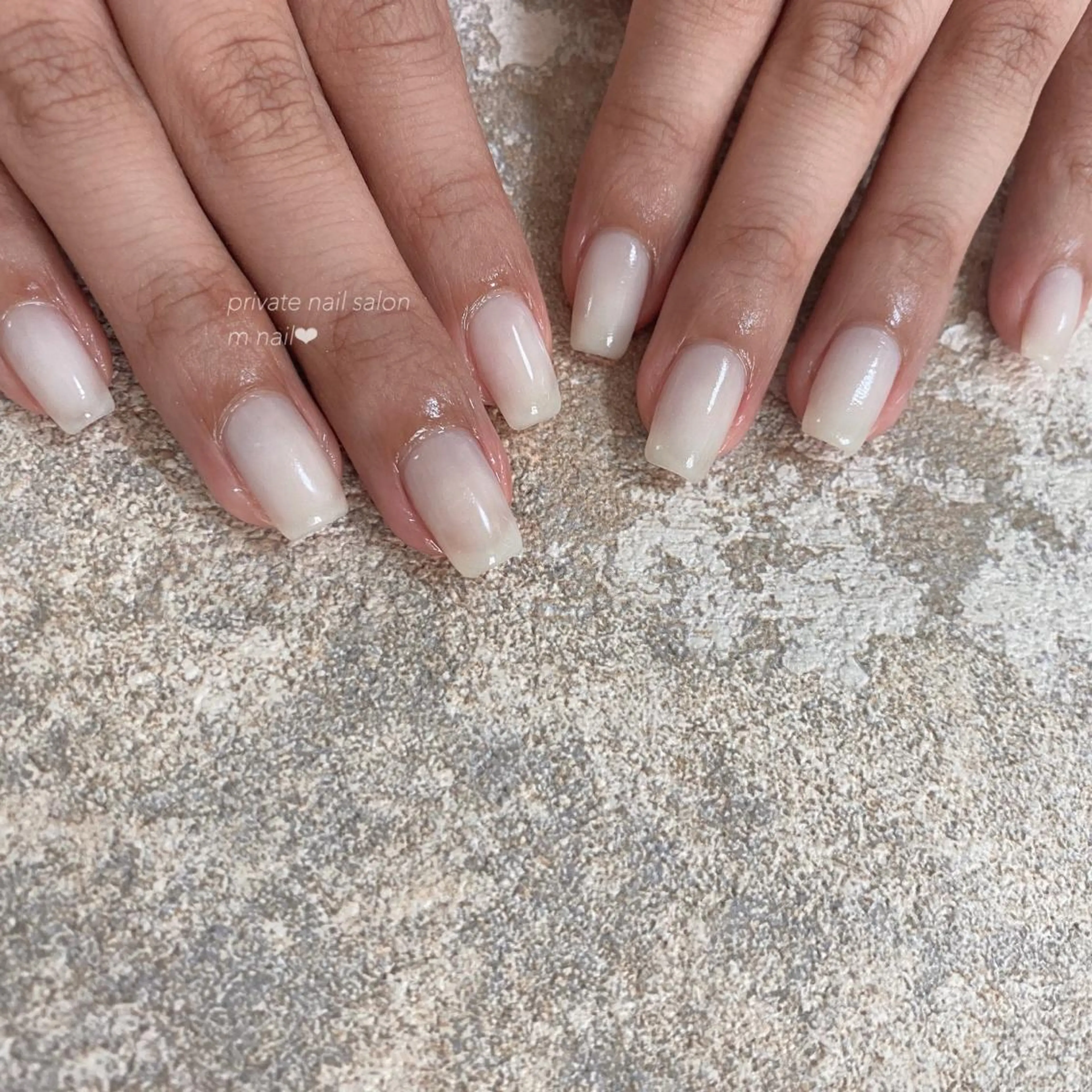 ネイル ワンカラーネイル 小河原 舞のネイルデザイン